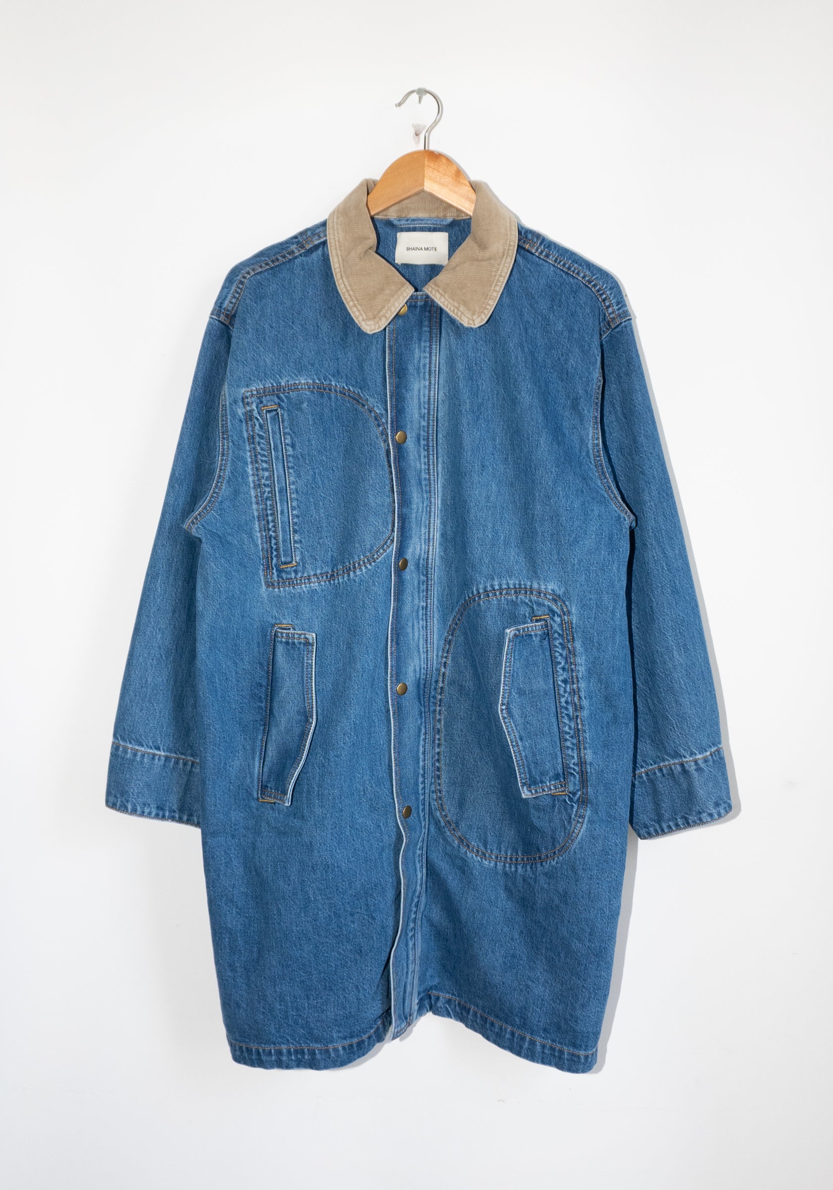 Town and Country Coat in Denim