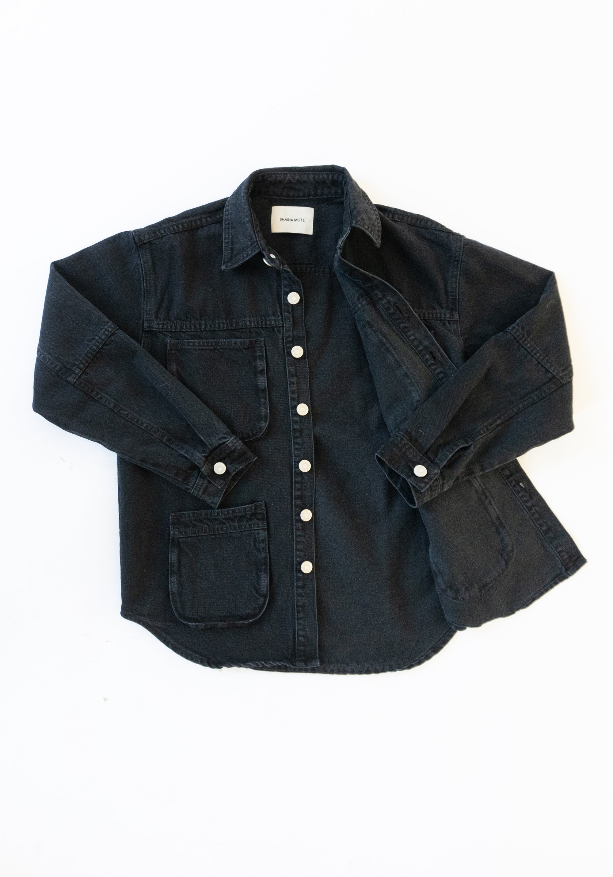 Denim Workshirt in Onyx Rinse