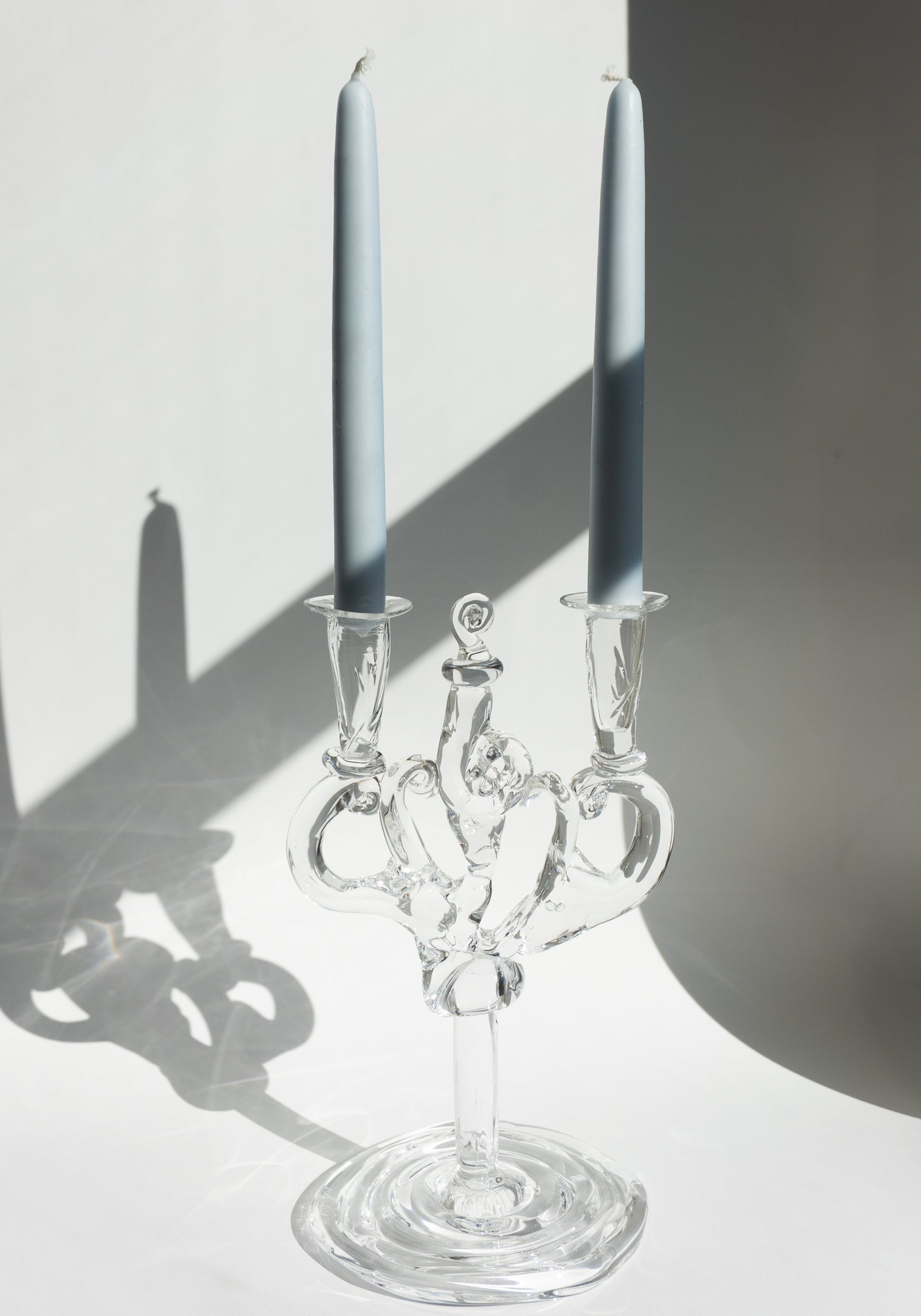 Handblown Glass Candelabra No.1