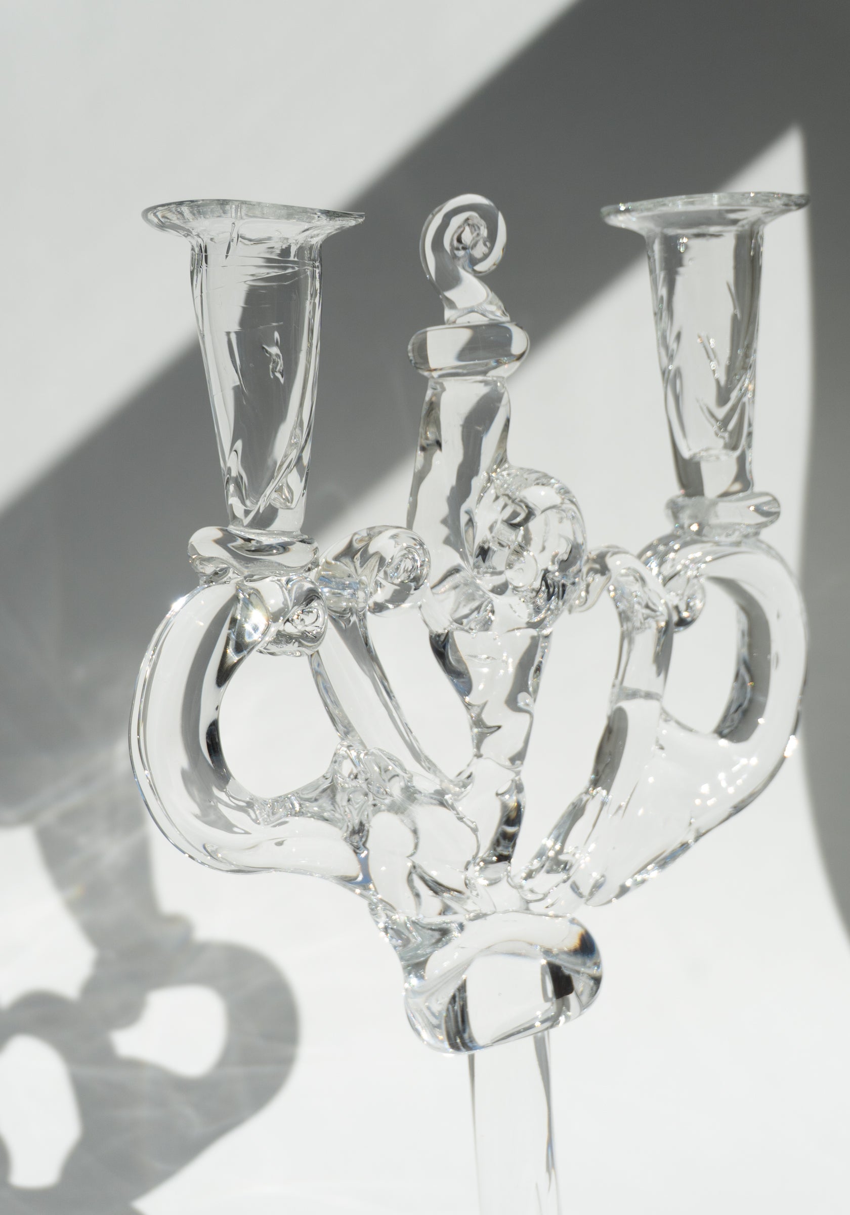 Handblown Glass Candelabra No.1