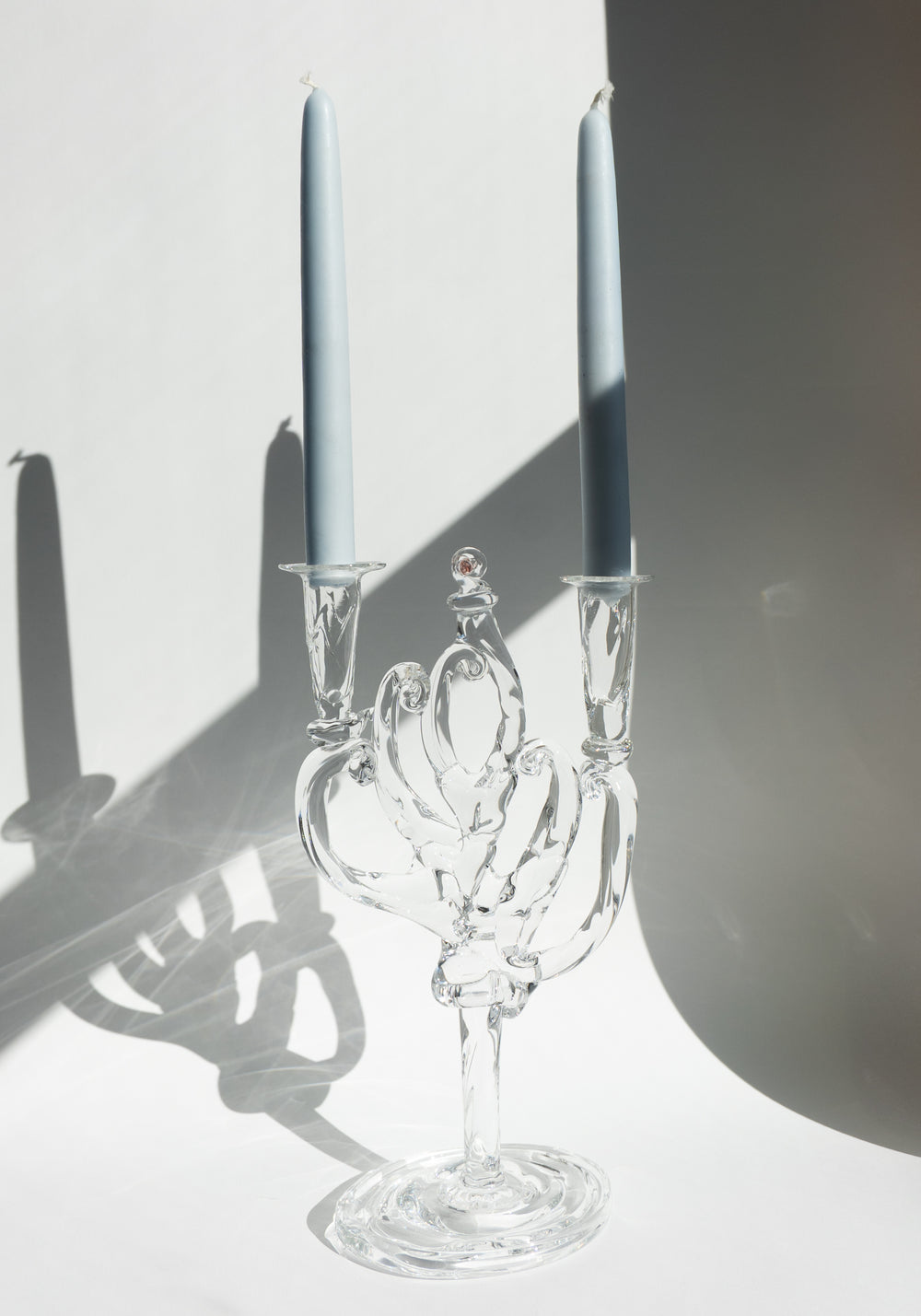 Handblown Glass Candelabra No.2