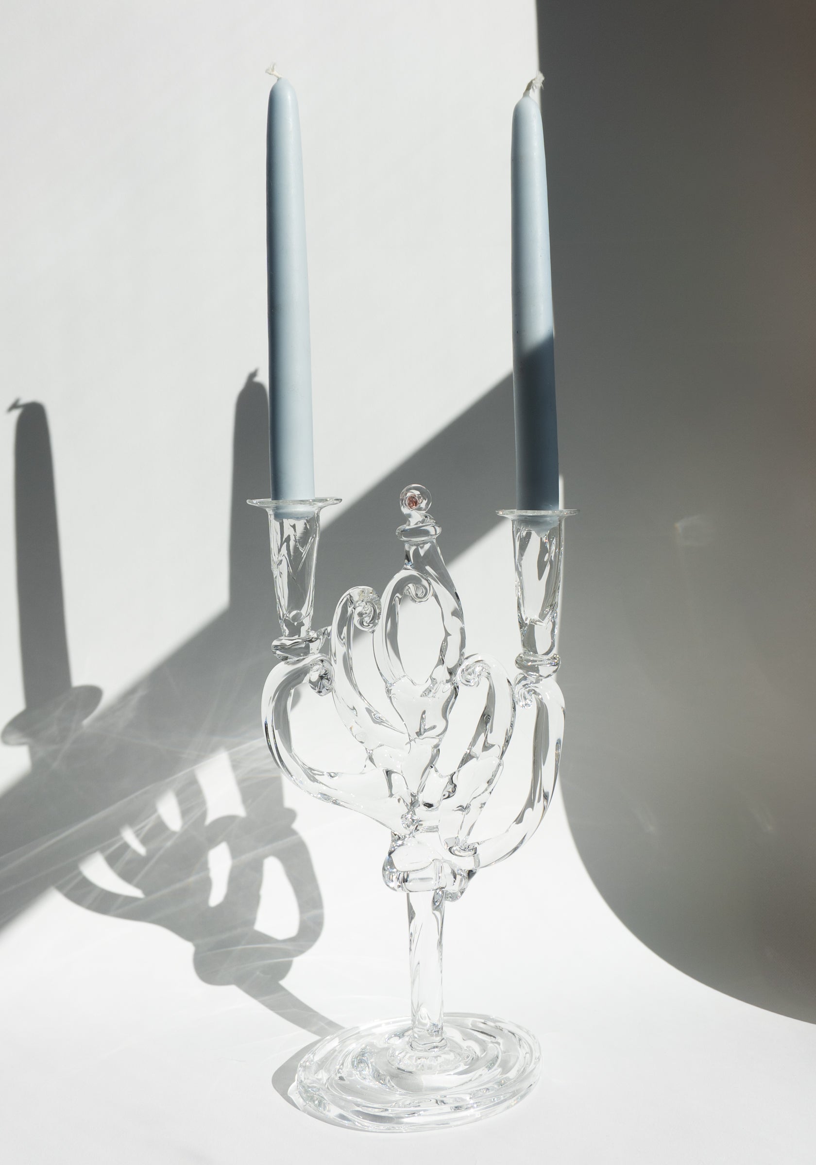Handblown Glass Candelabra No.2