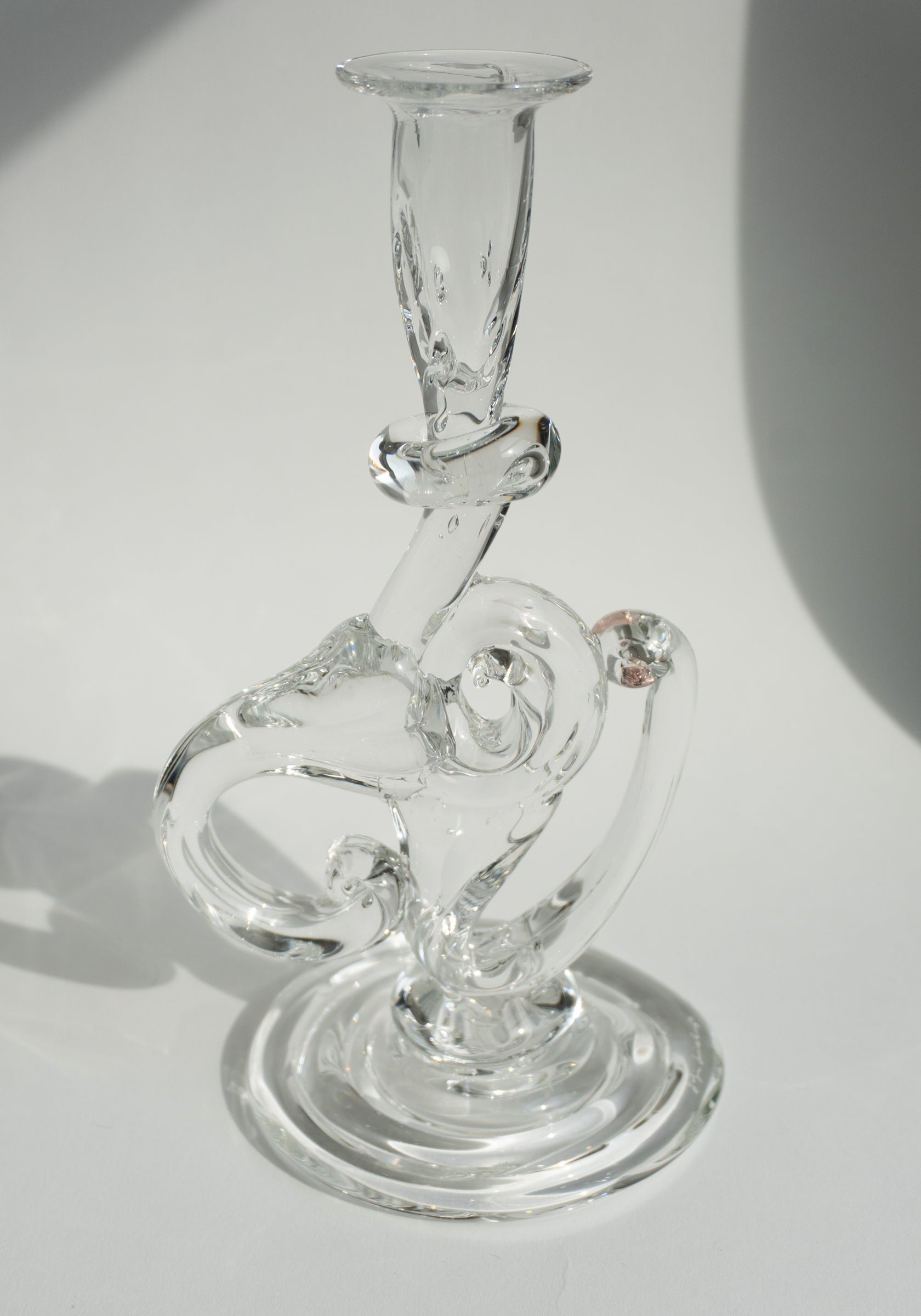 Handblown Glass Candleholder No.3