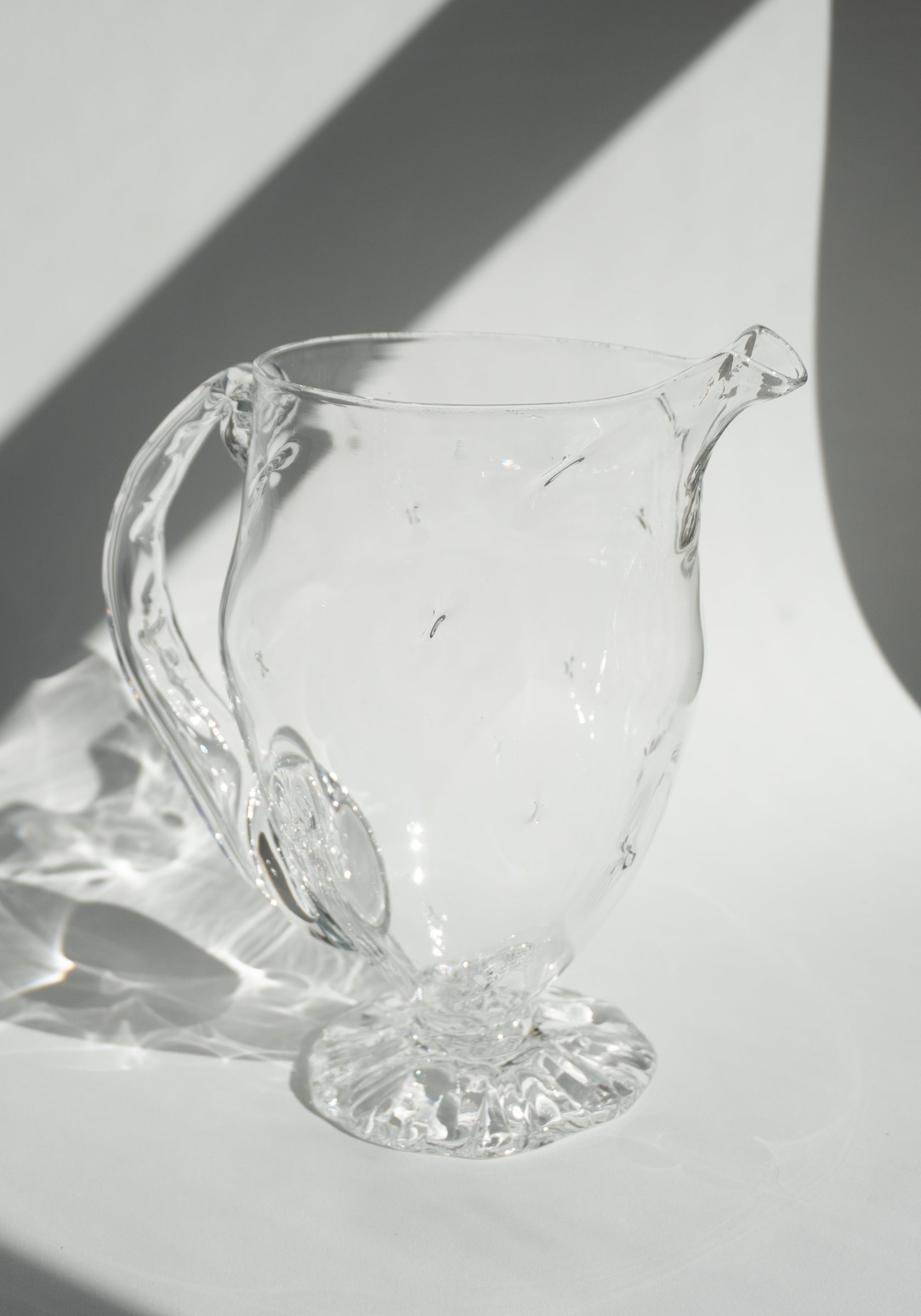Handblown Glass Pitcher