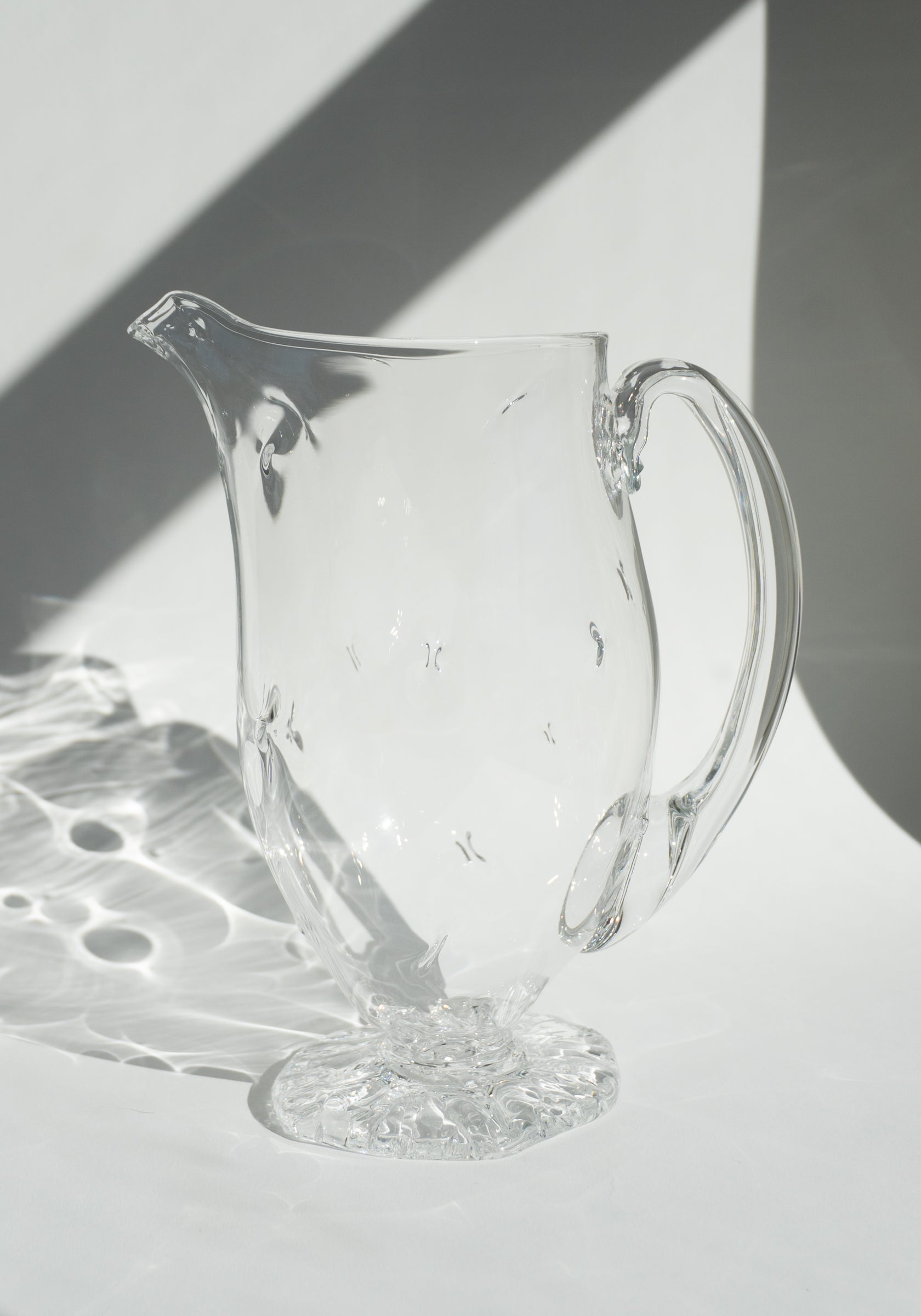 Handblown Glass Pitcher