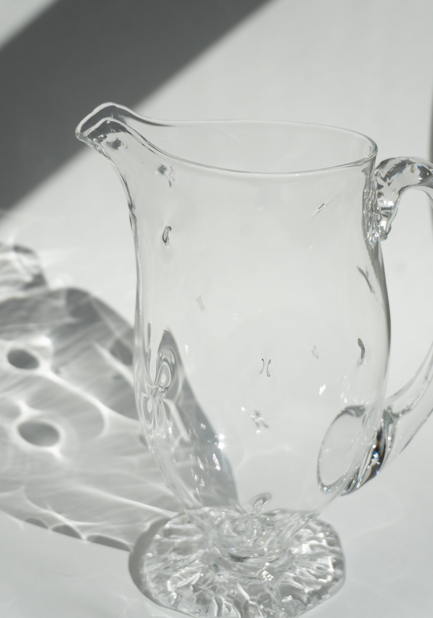 Handblown Glass Pitcher