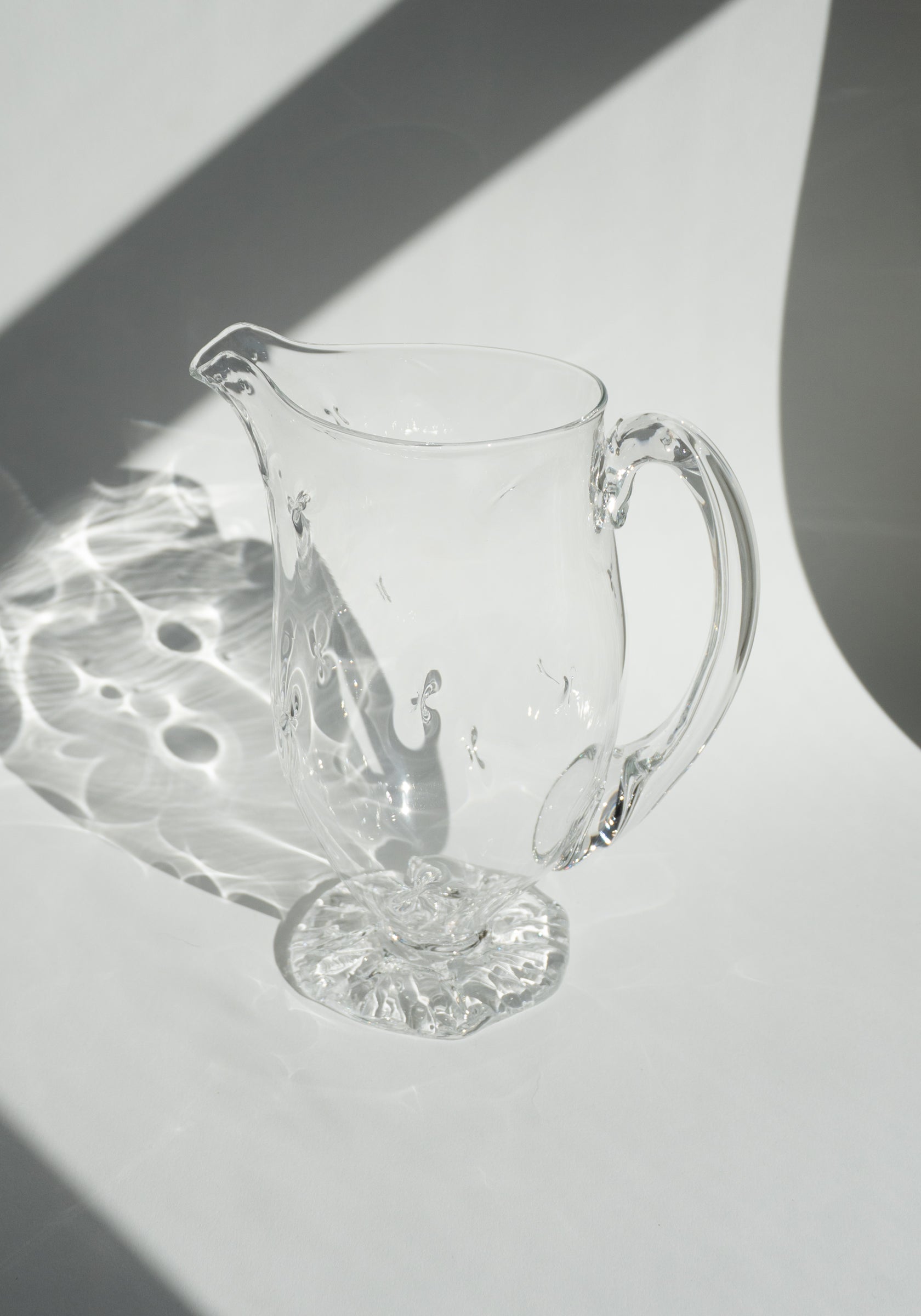 Handblown Glass Pitcher