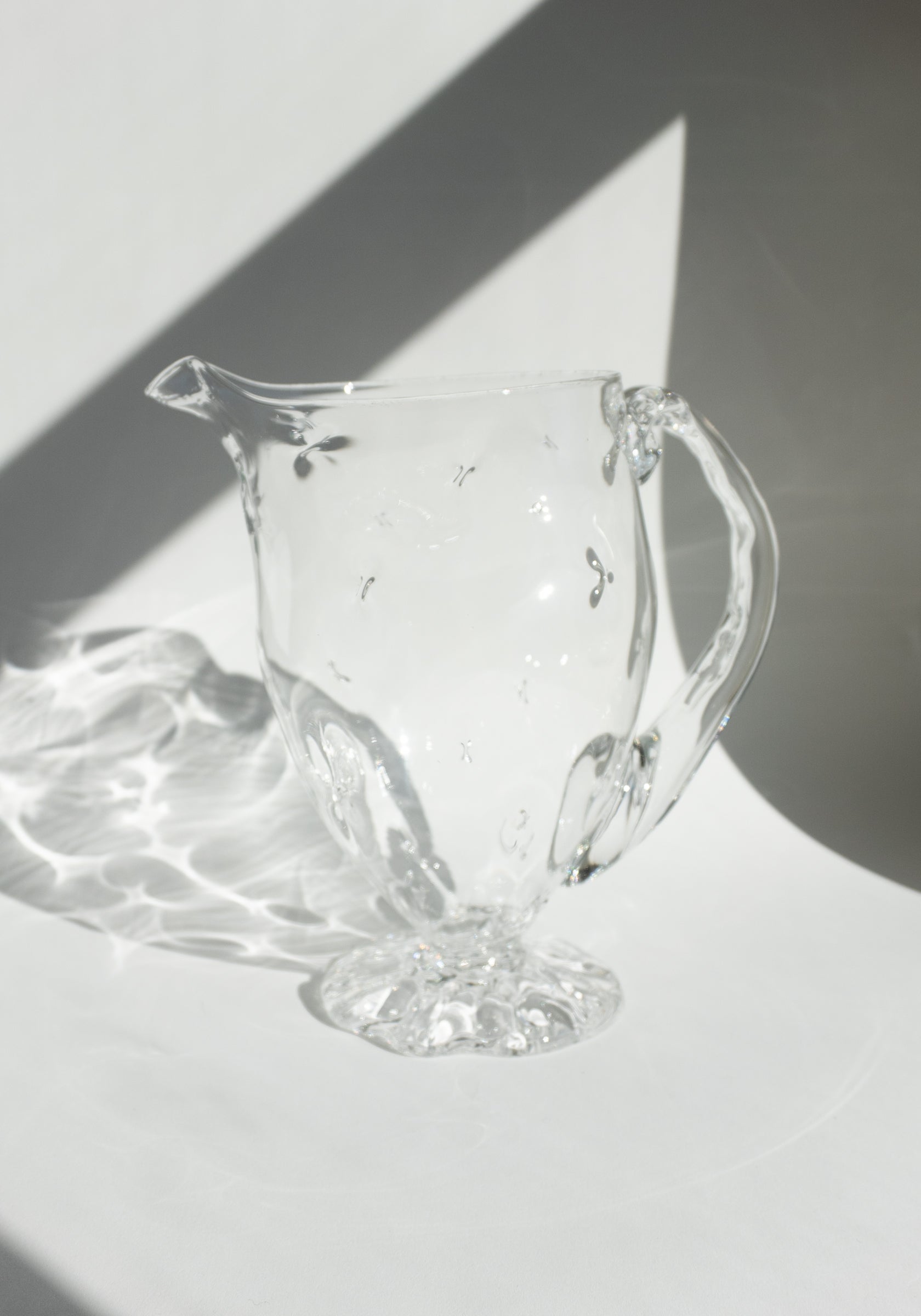 Handblown Glass Pitcher