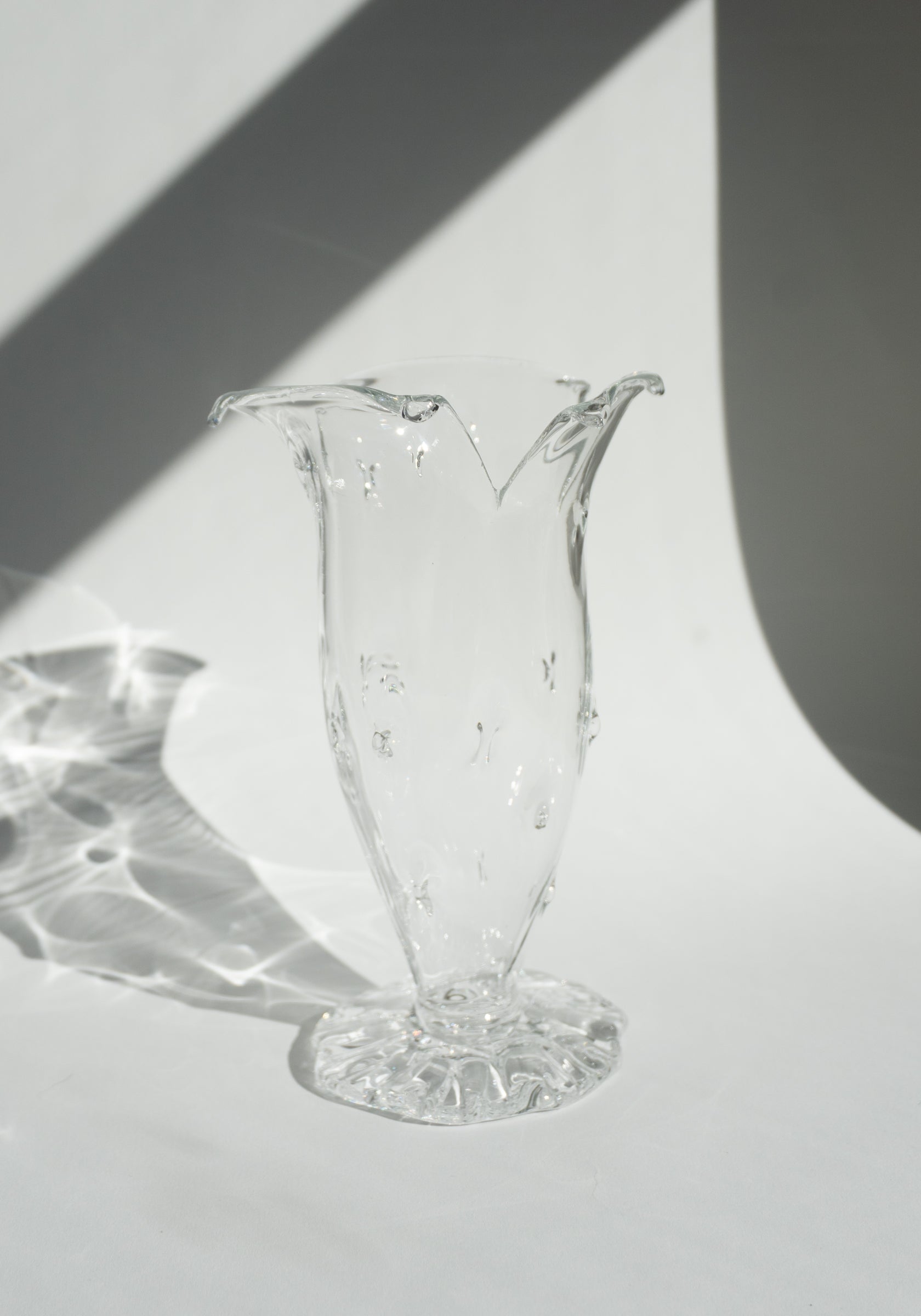 Handblown Glass Small Malva Vase