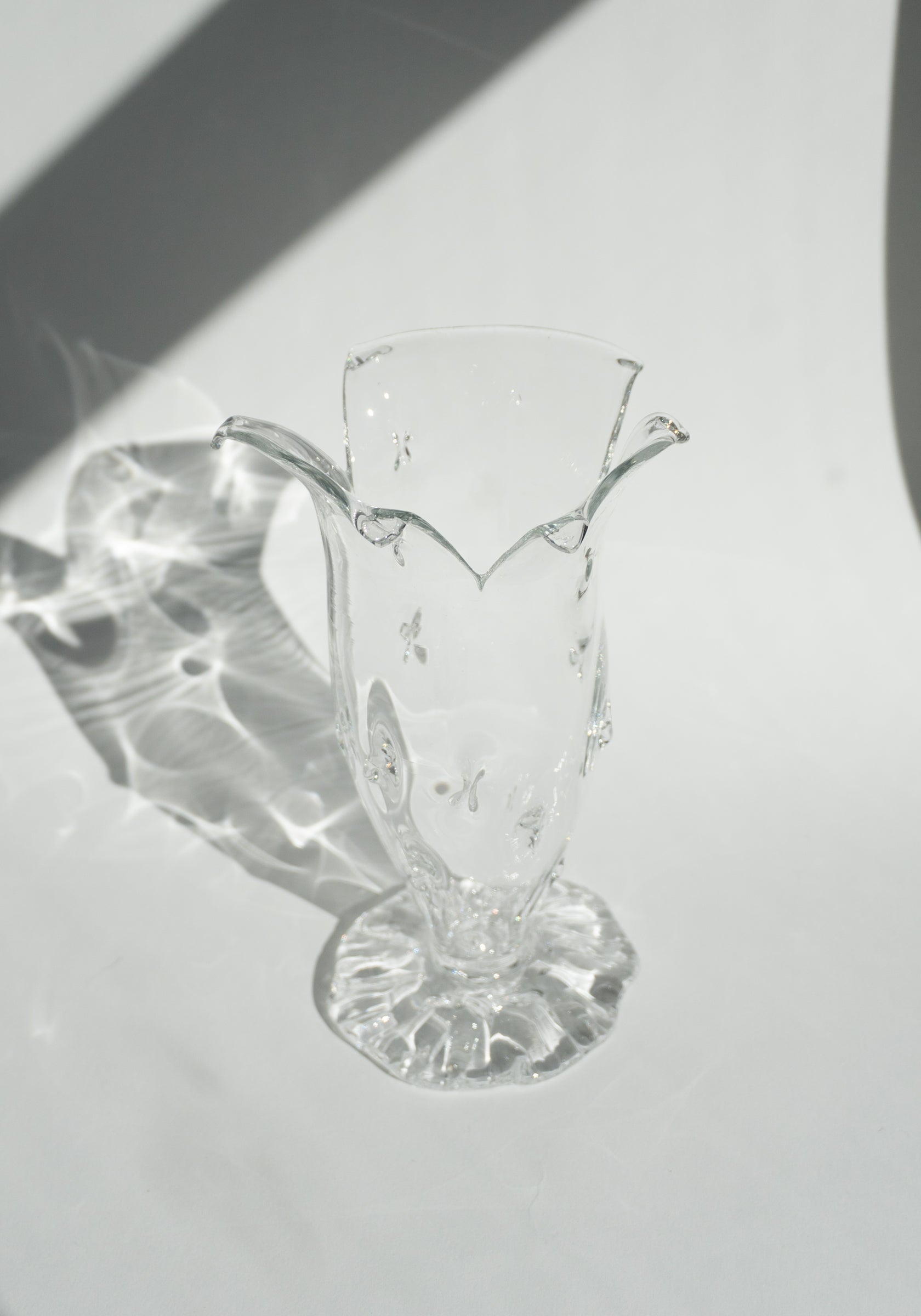 Handblown Glass Small Malva Vase