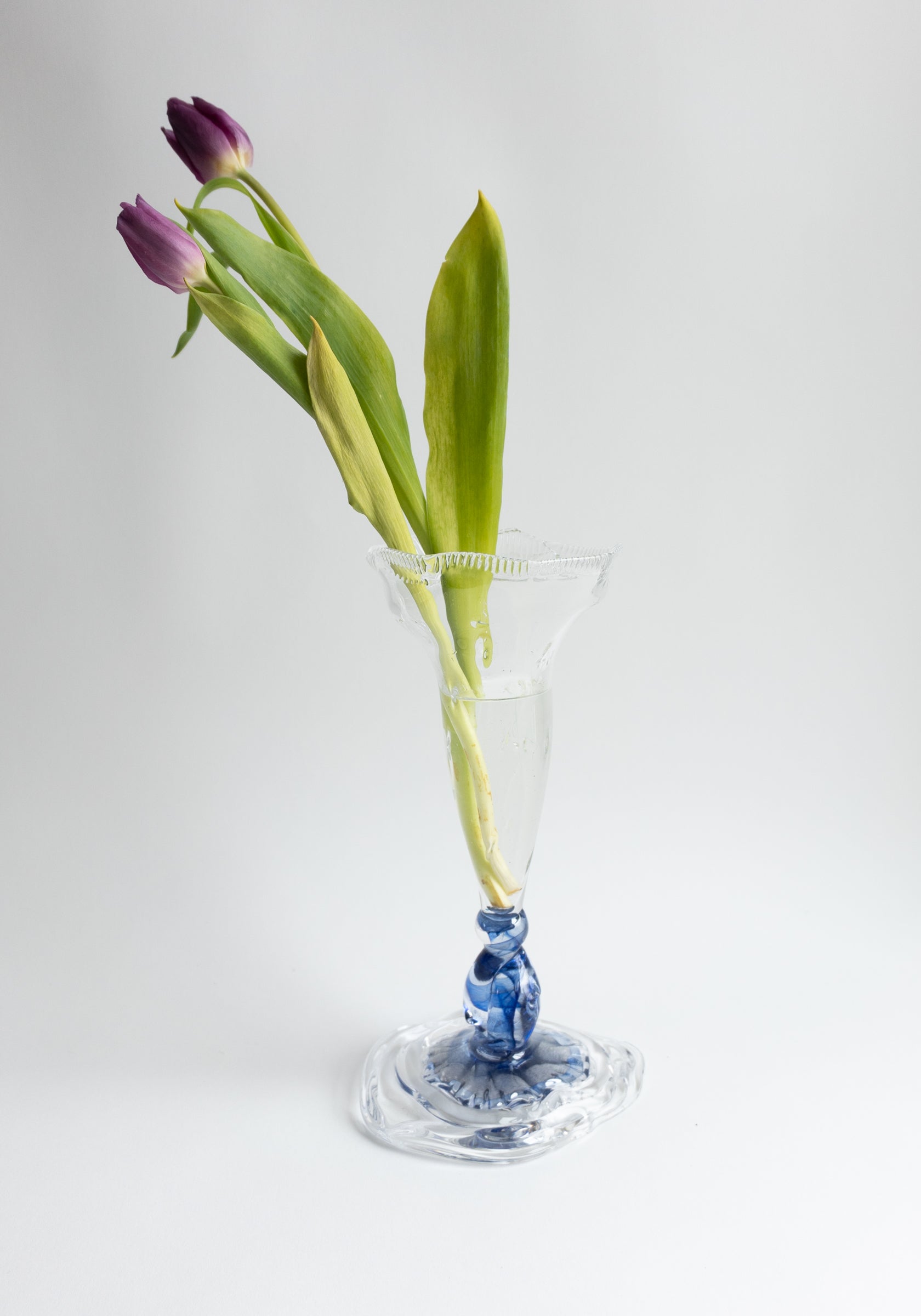 Tall Handblown Glass Sofie's Vase No.2