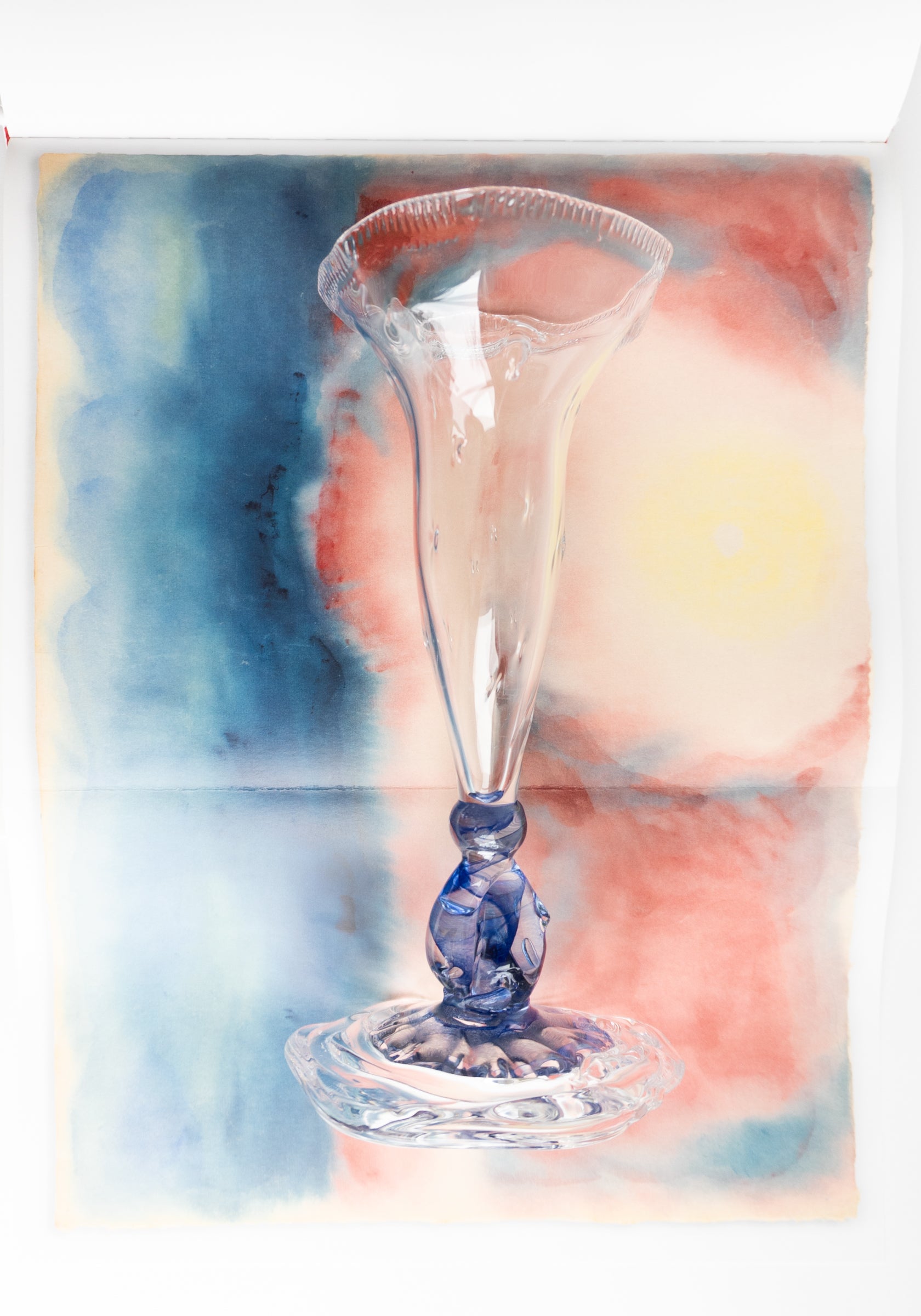 Tall Handblown Glass Sofie's Vase No.2