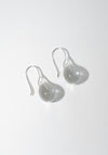 Gota Midi Hook Earrings in Clear from Sisi Joia
