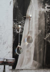 Long Gota Earrings in Clear from Sisi Joia