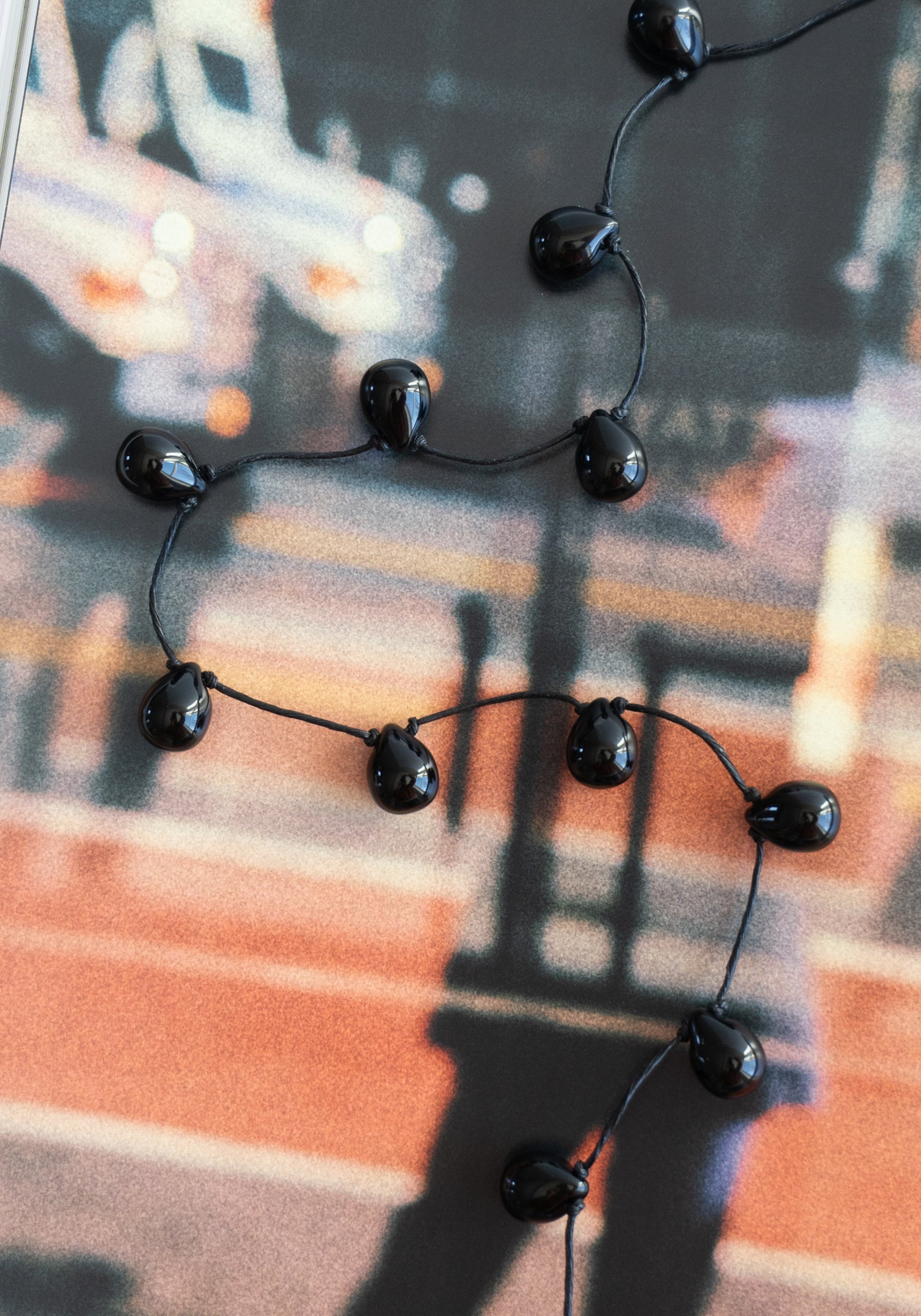 Noue Necklace in Black from Sisi Joia