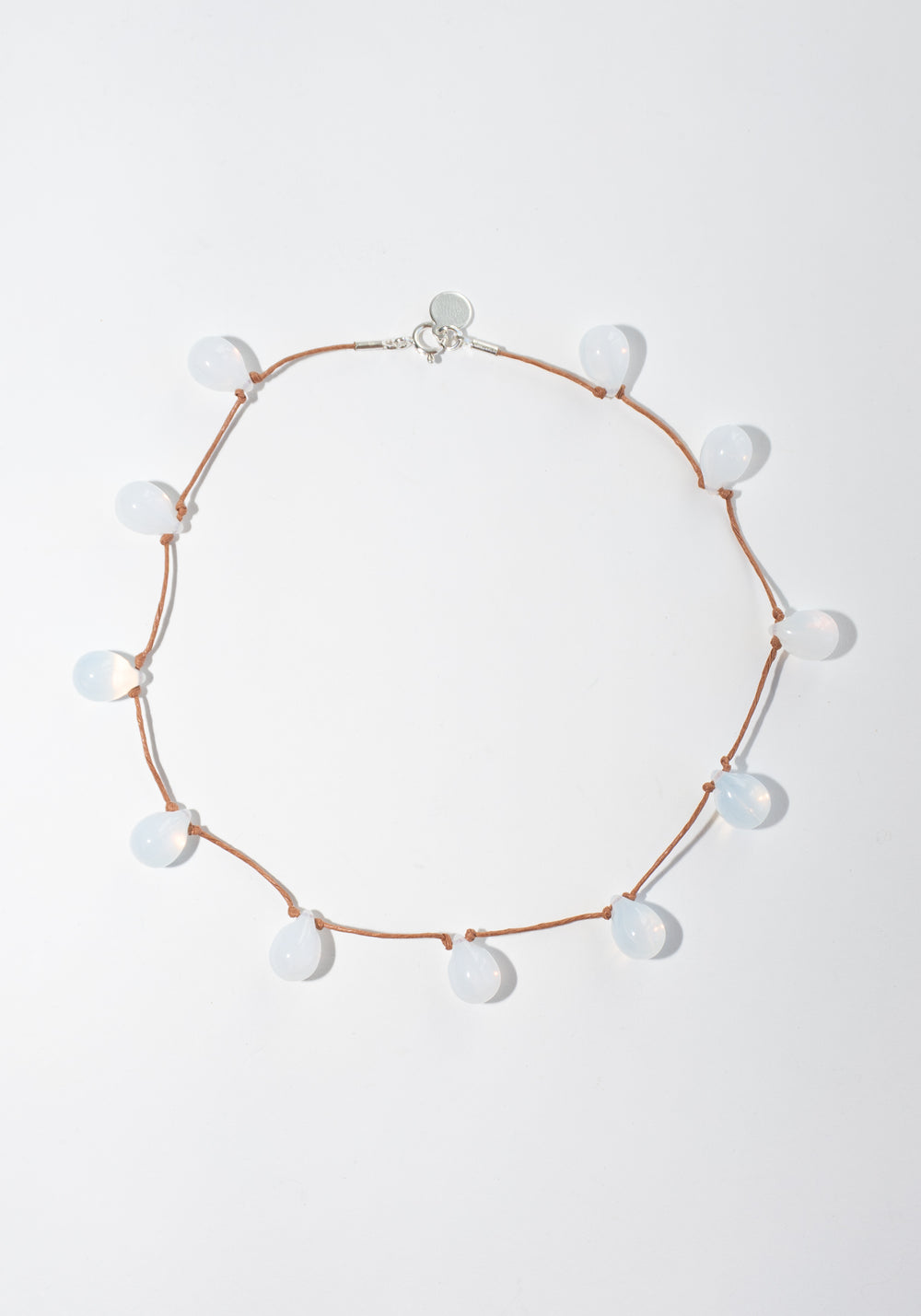 Noue Necklace in Opaline and Tan Sisi Joia