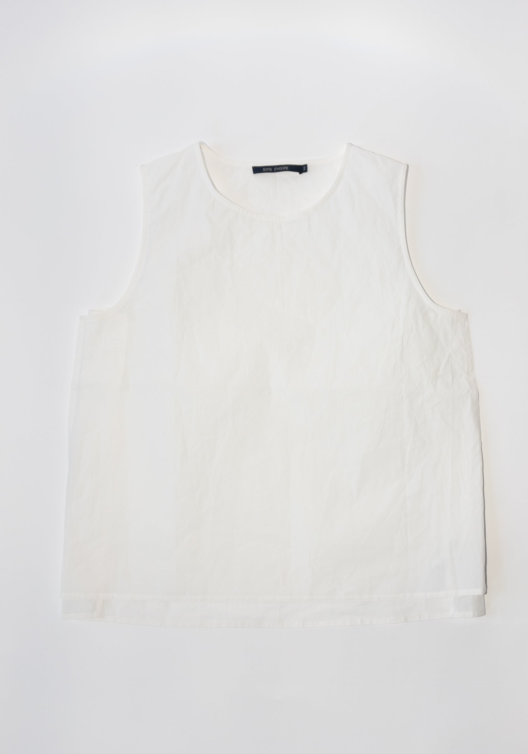 Sofie D'Hoore Brody Sleeveless Top in White – VESTIGE