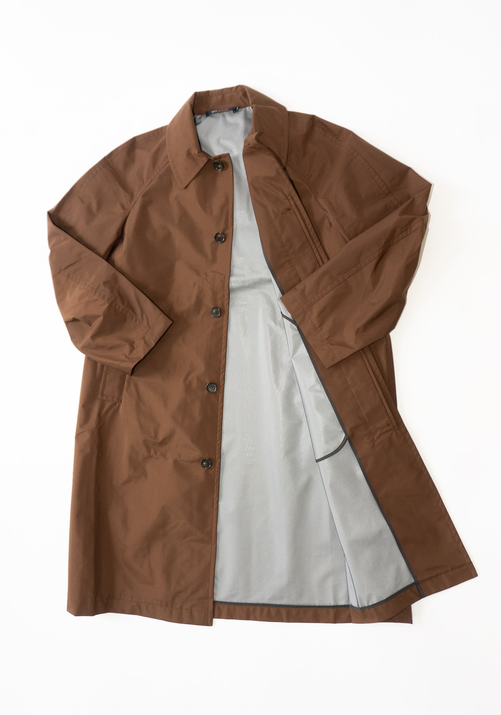 Sofie D'Hoore Curtis Trench Coat in Woven Chocolate – VESTIGE