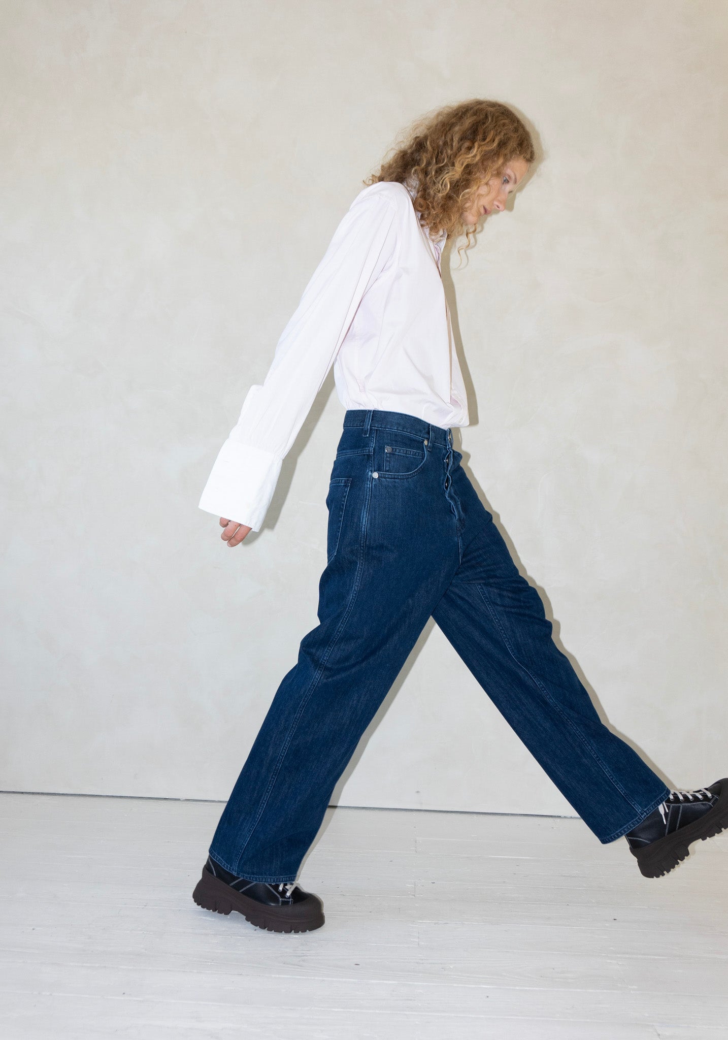 Sofie D'Hoore Peggy Pant in Indigo Denim