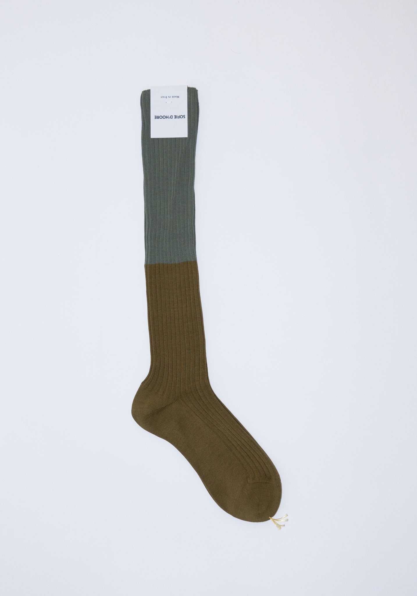 Sofie D'Hoore Friday Sock in Sage & Green Tea