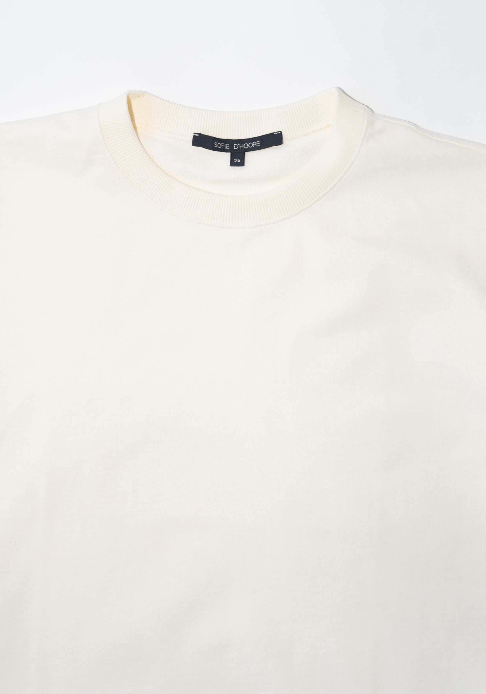 Sofie D'hoore Tulsa Tee Shirt in Ivory