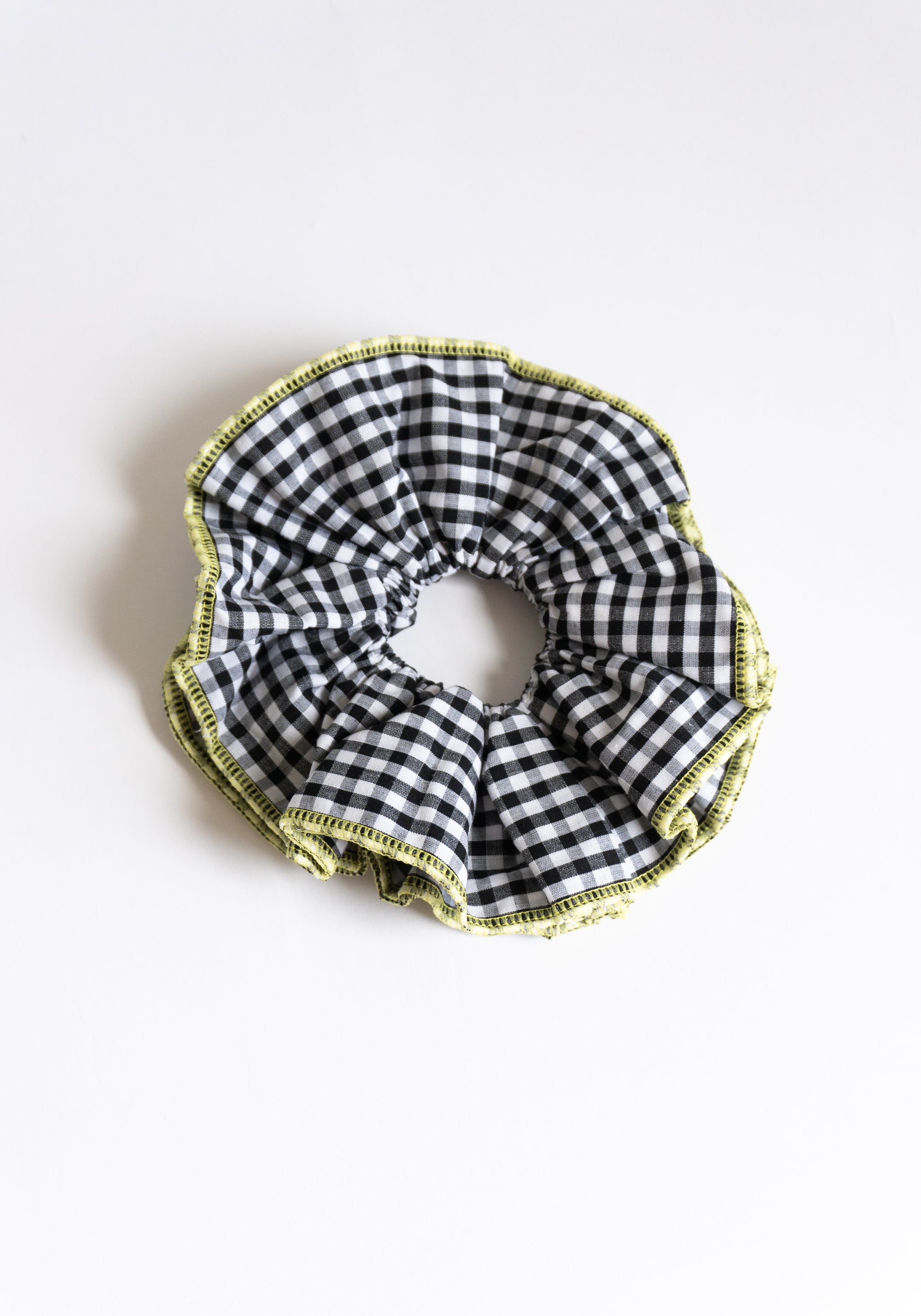 Giant Plaid Scrunchie