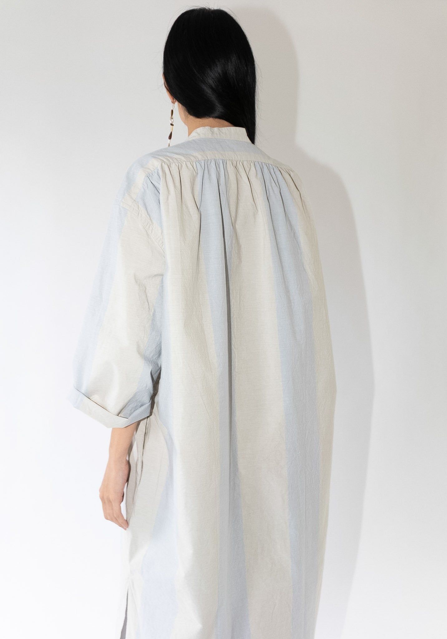 Shaman Shirt Dress in Dusty Stripe