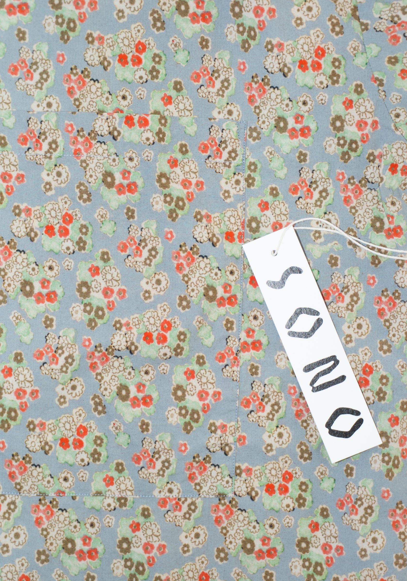 Sono Friedrich Tee in Dusty Blue Floral