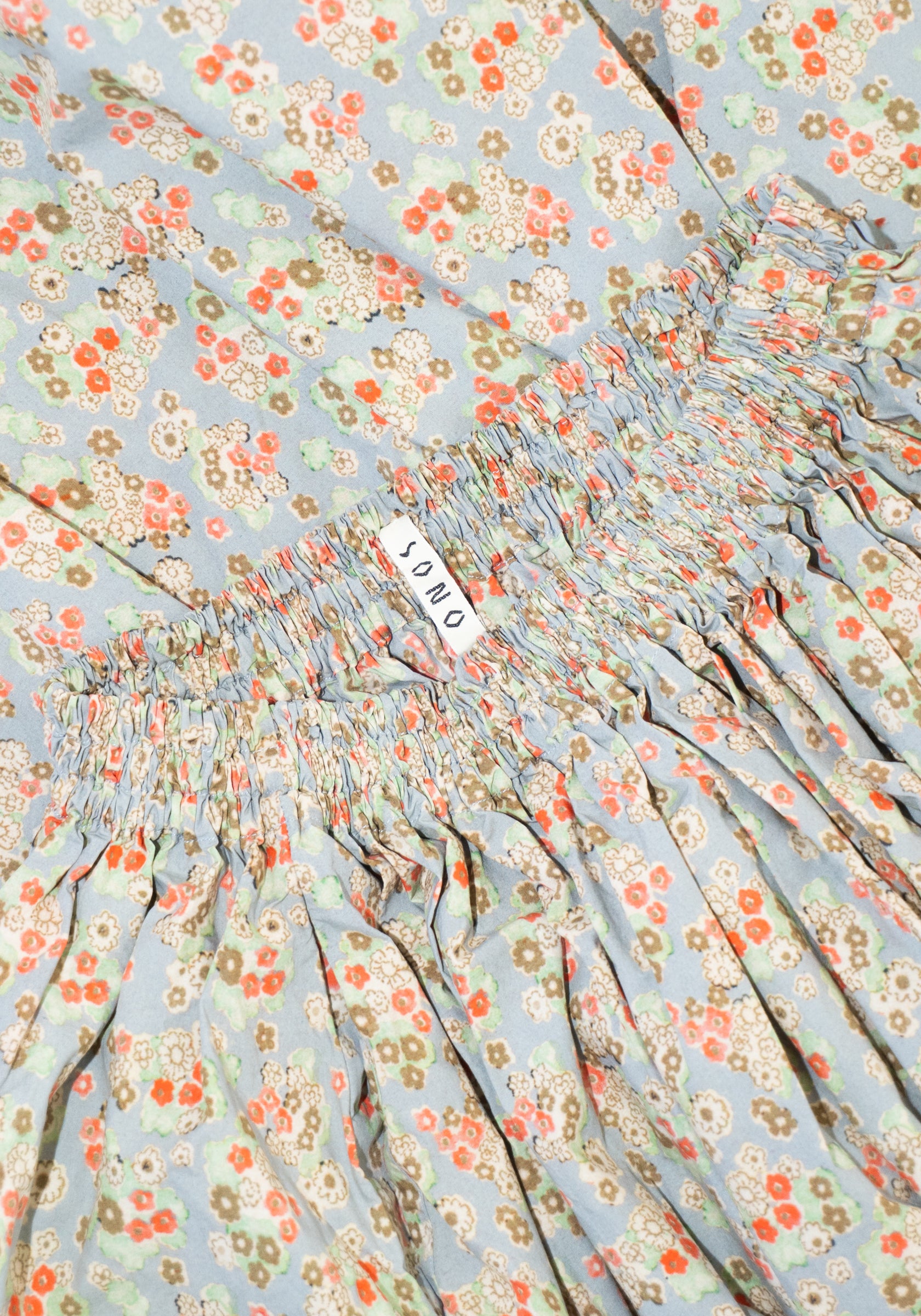 Sono Skye Skirt in Dusty Blue Floral