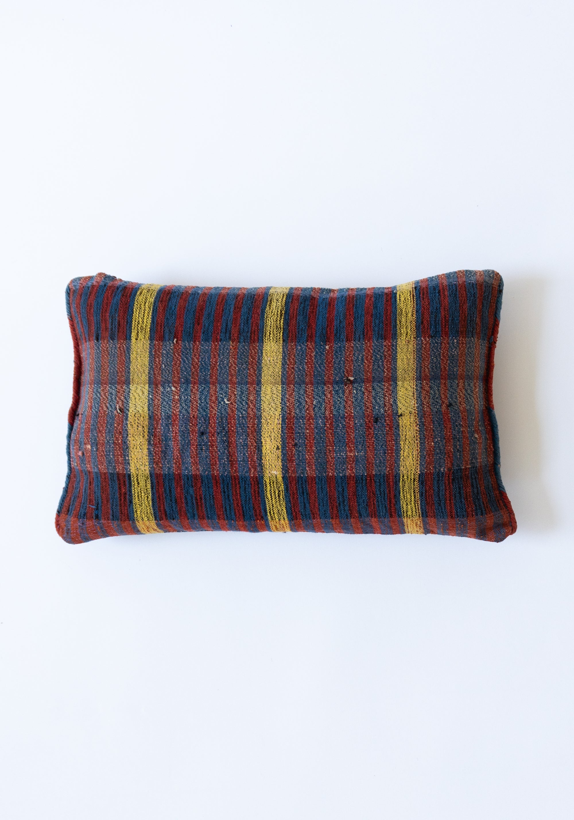 Double Sided Lumbar Grain Sack Pillow No.1