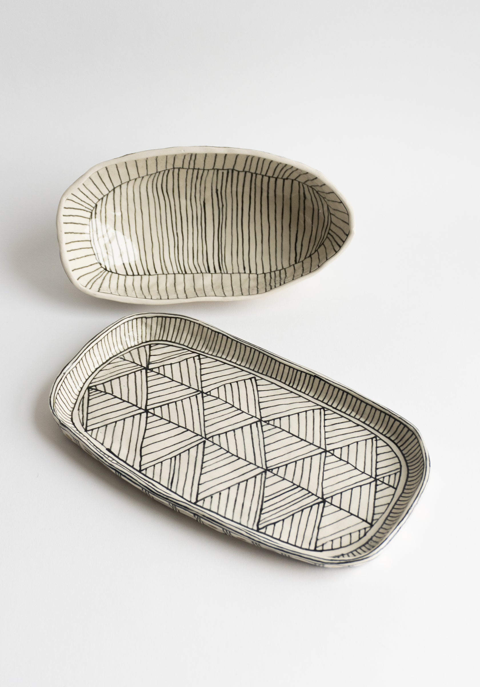 Black and Gold Butter Dish