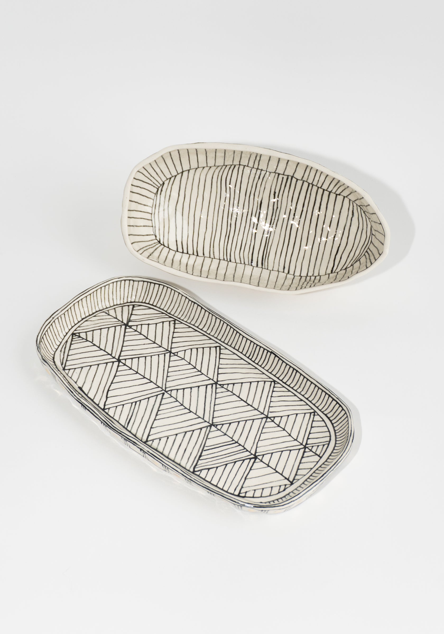 Black and Gold Butter Dish