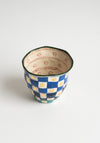 Blue Checker Tumbler