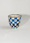 Blue Checker Tumbler