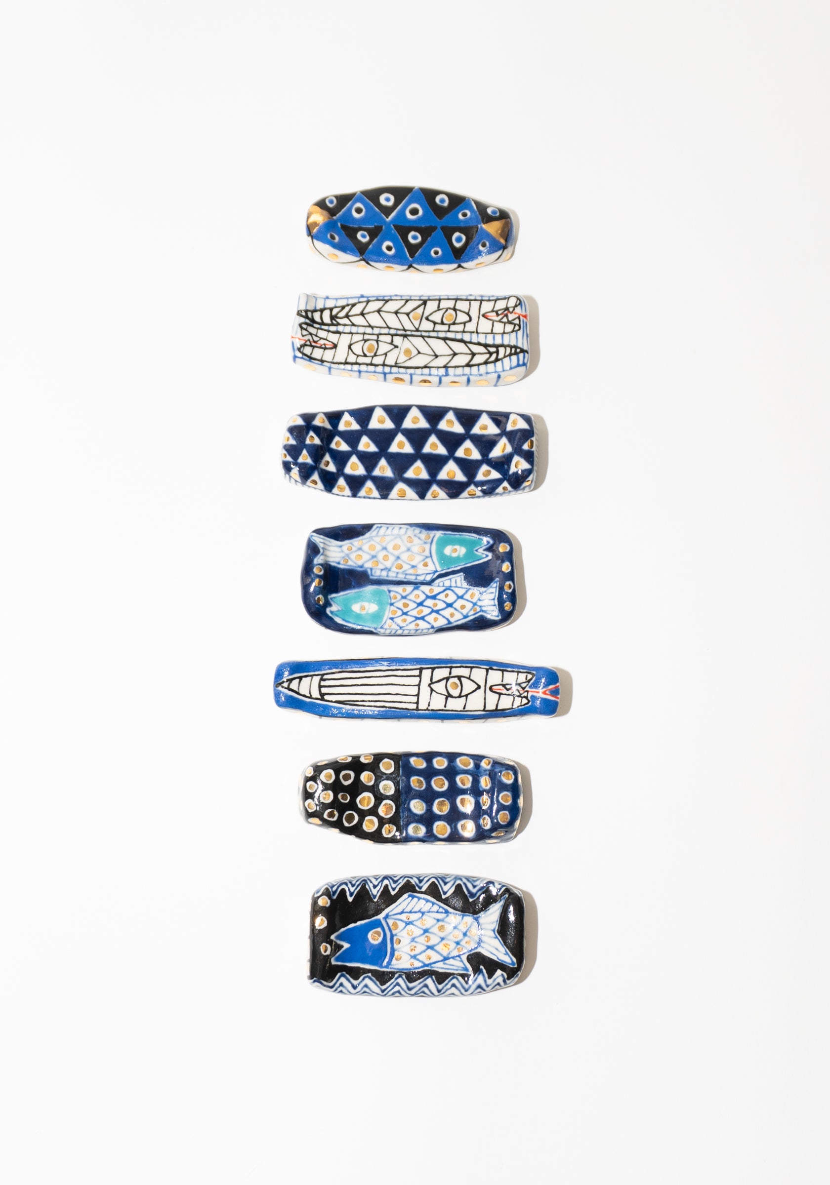 Chopstick Rests in Blue