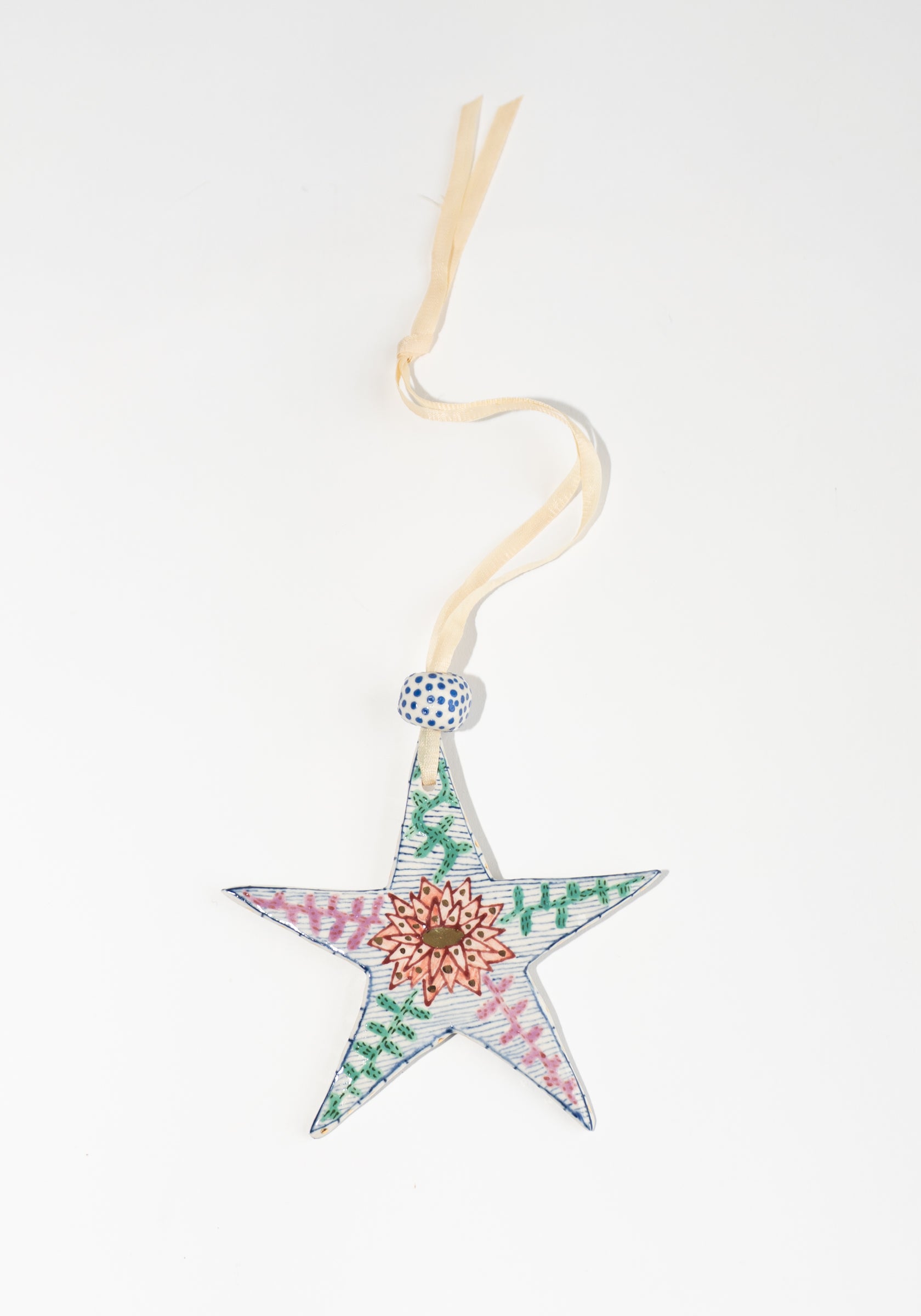 Floral Star Ornament