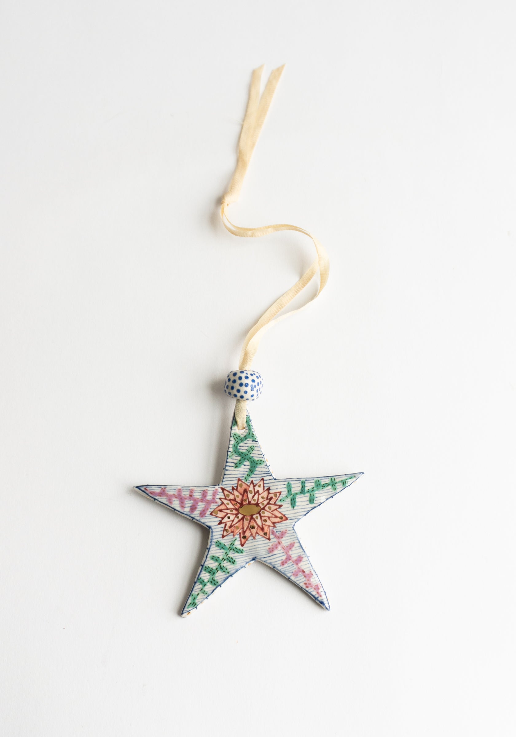 Floral Star Ornament