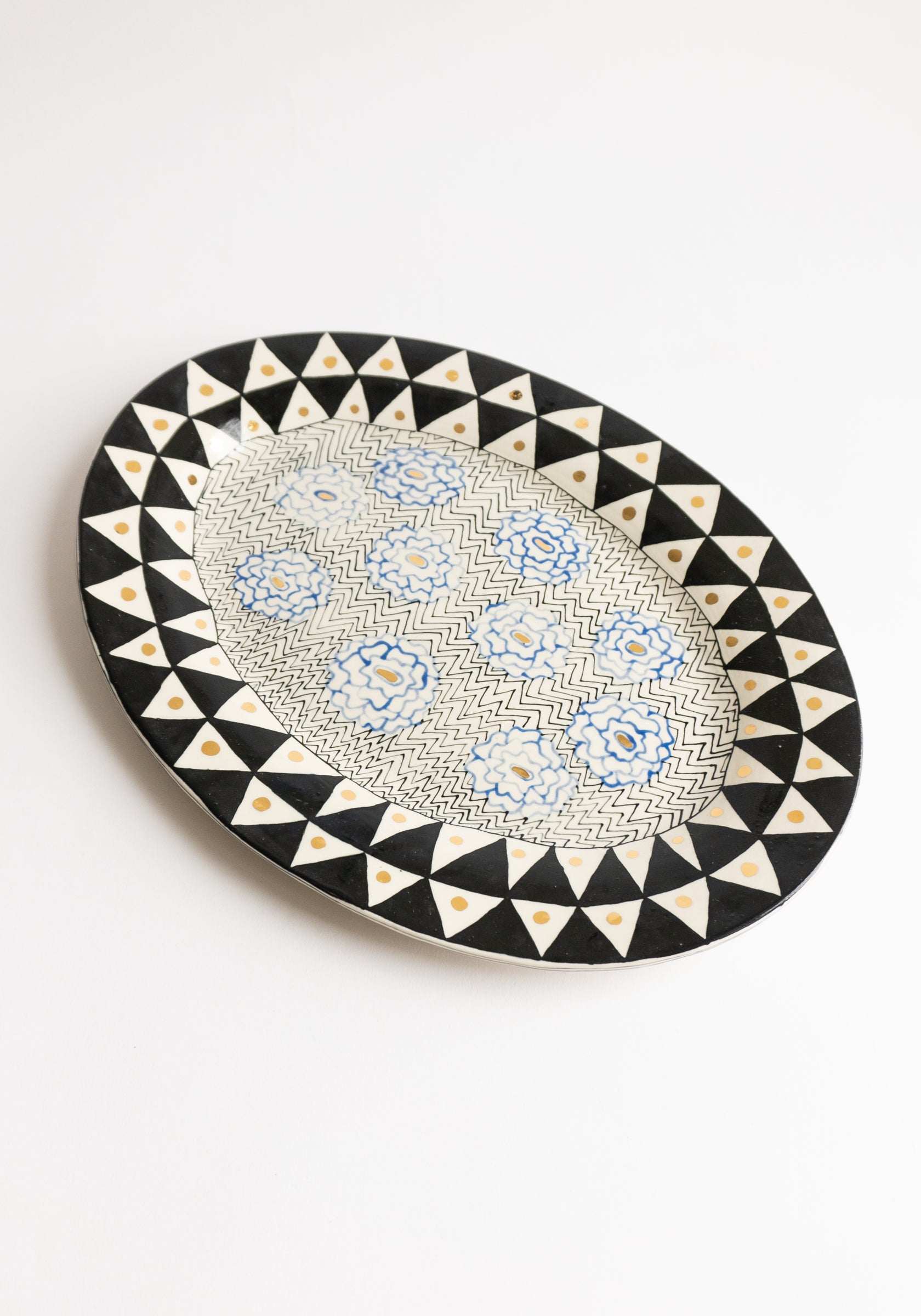 Oval Platter Triangles