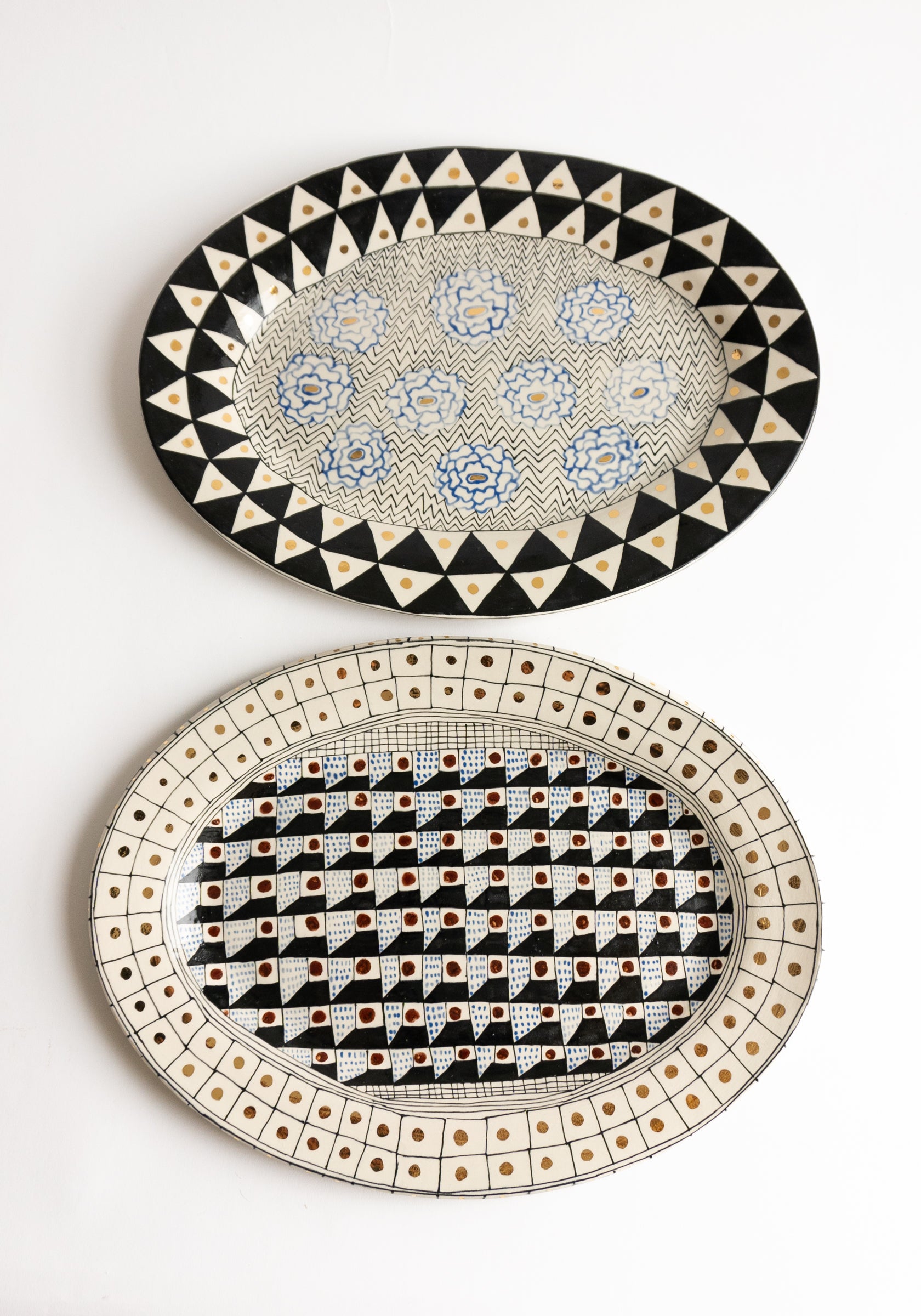 Oval Platter Triangles