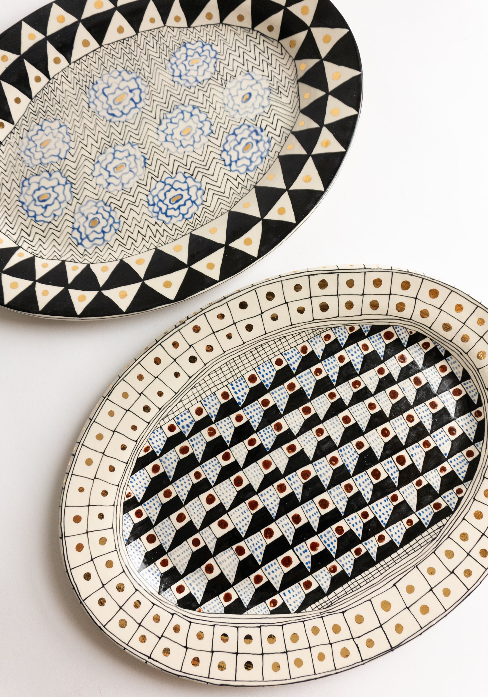 Oval Platter Triangles