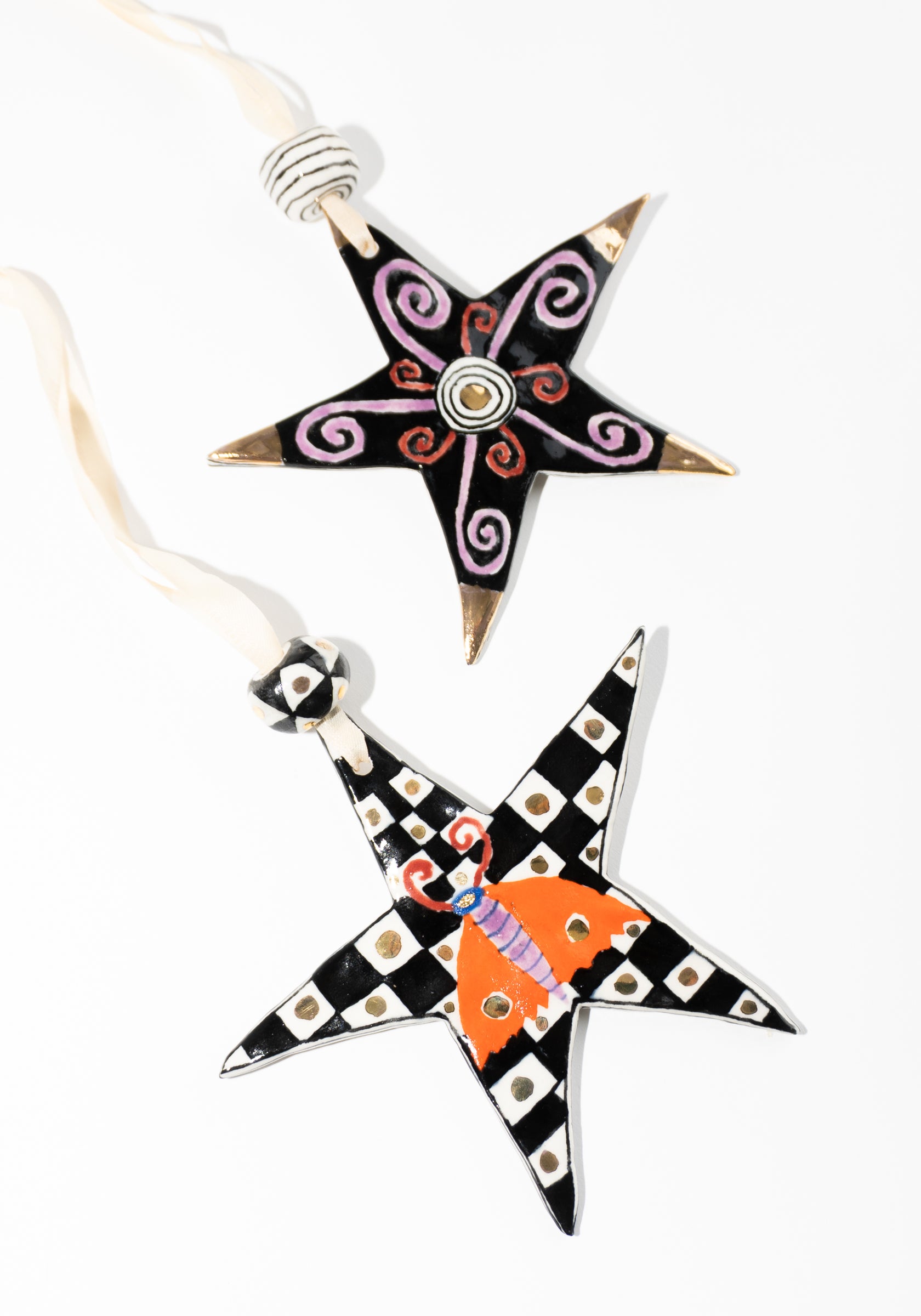 Moth Star Ornament