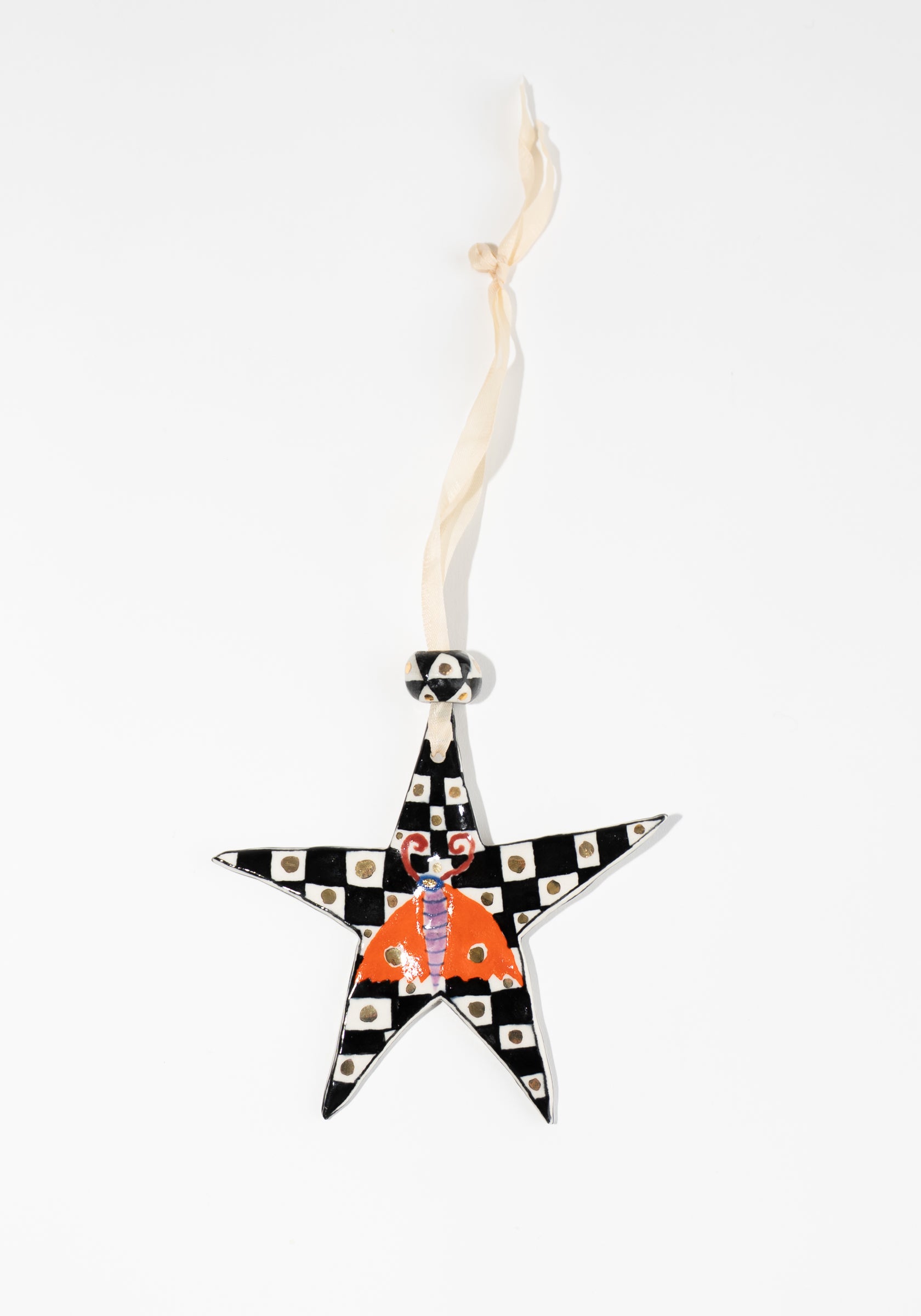 Moth Star Ornament