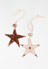 Gold and Red Star Ornament
