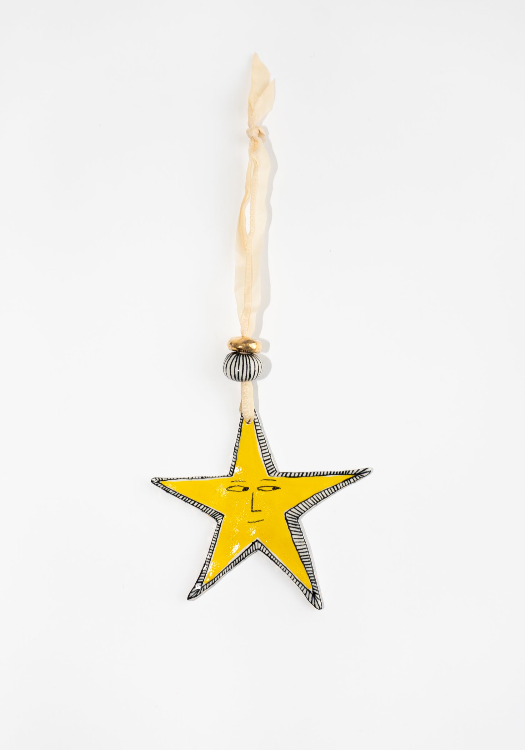 Yellow Star Ornament