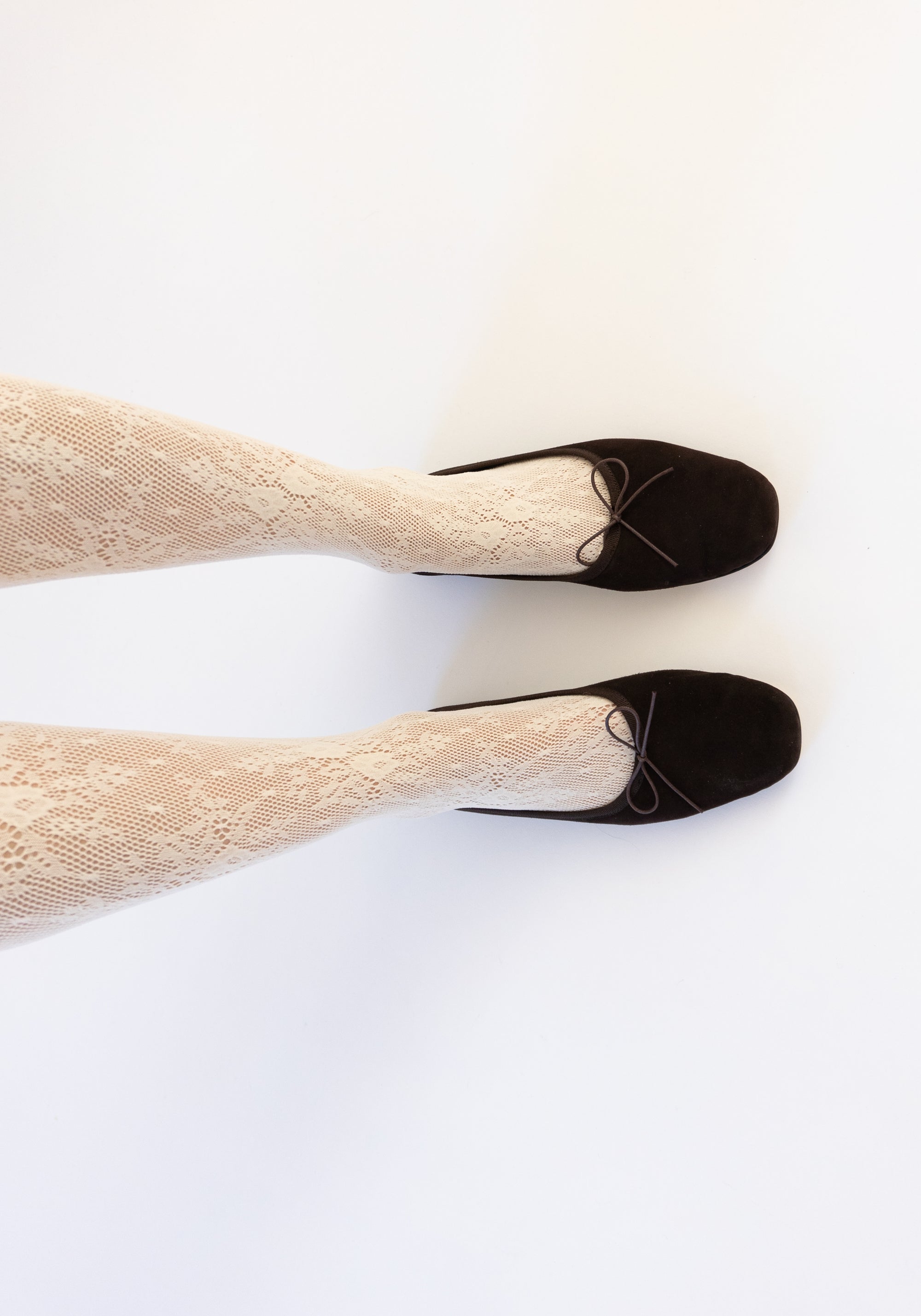Rosa Lace Tights in Ivory