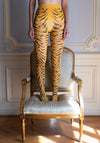 Roxana Tiger Tights in Orange