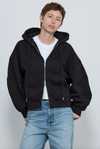 Ruadh Scott Zip Hoodie in Black
