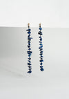 Siren Earrings in Lapis/Black