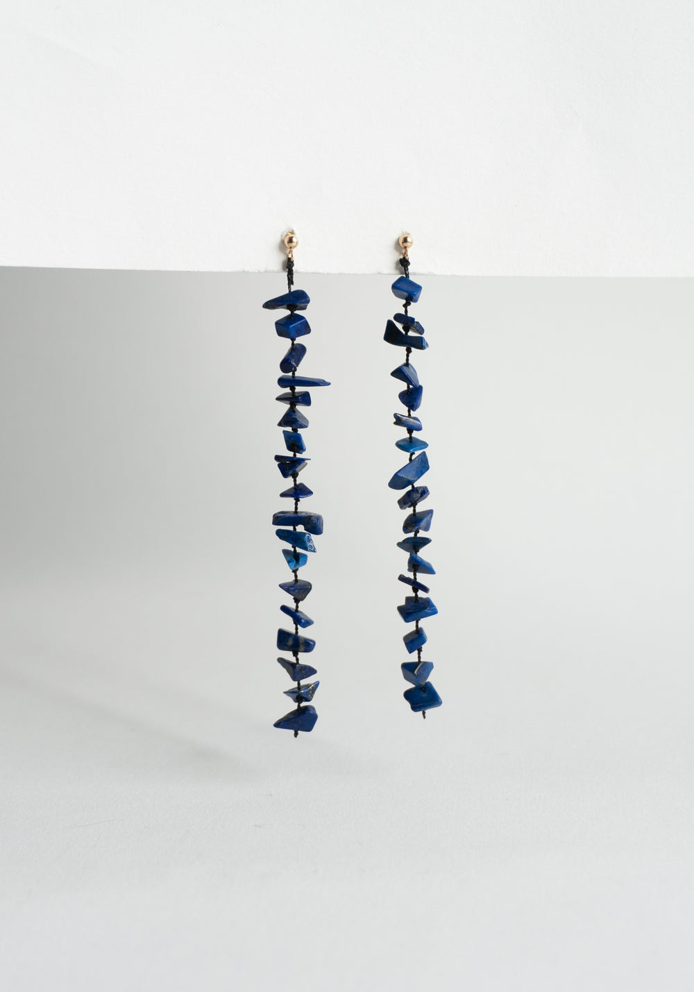 Takara Siren Earrings in Lapis/Black