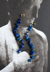 Takara Siren Earrings in Lapis/Black